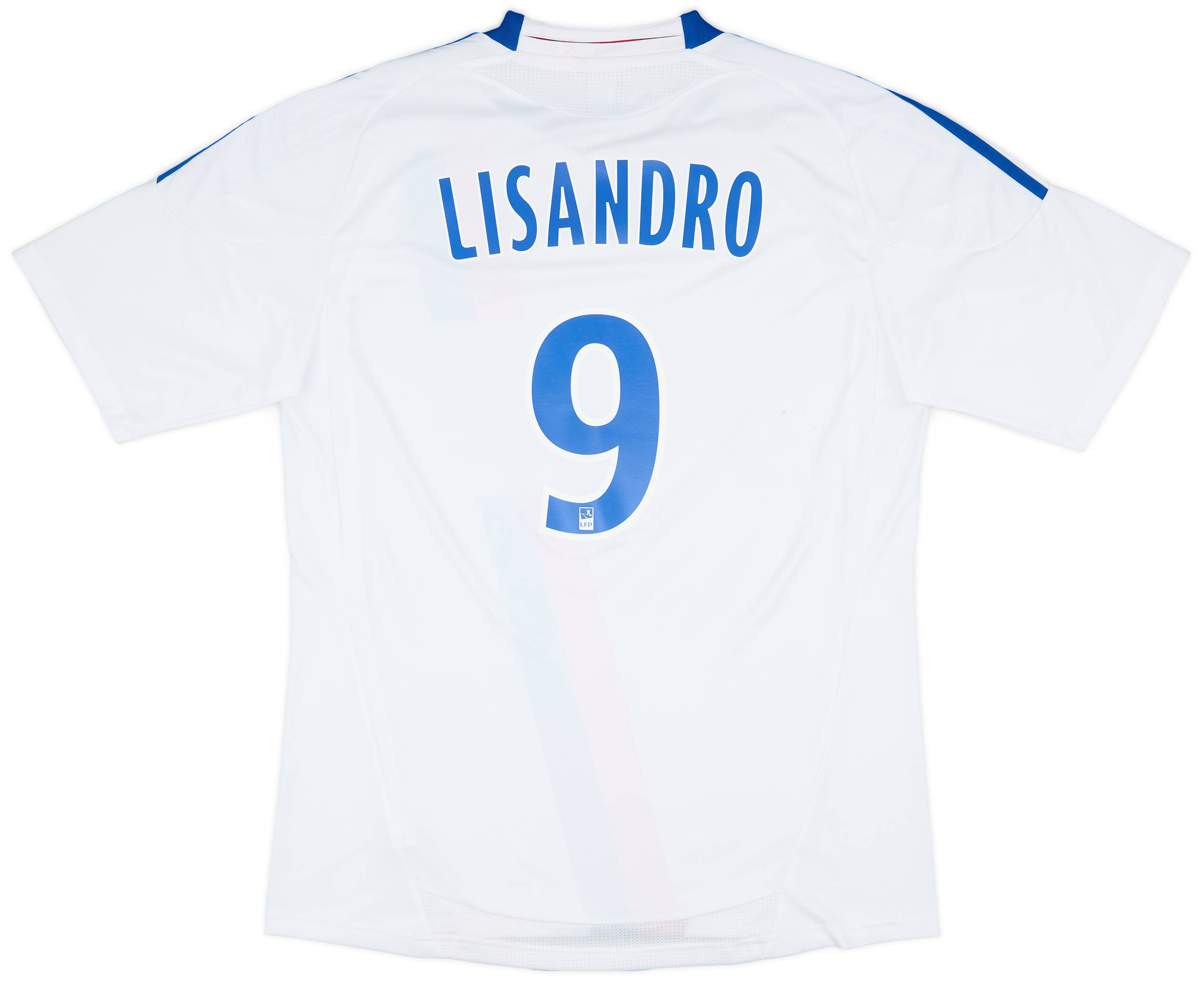 2010-11 Lyon Home Shirt Lisandro #9 - 7/10 - (L)