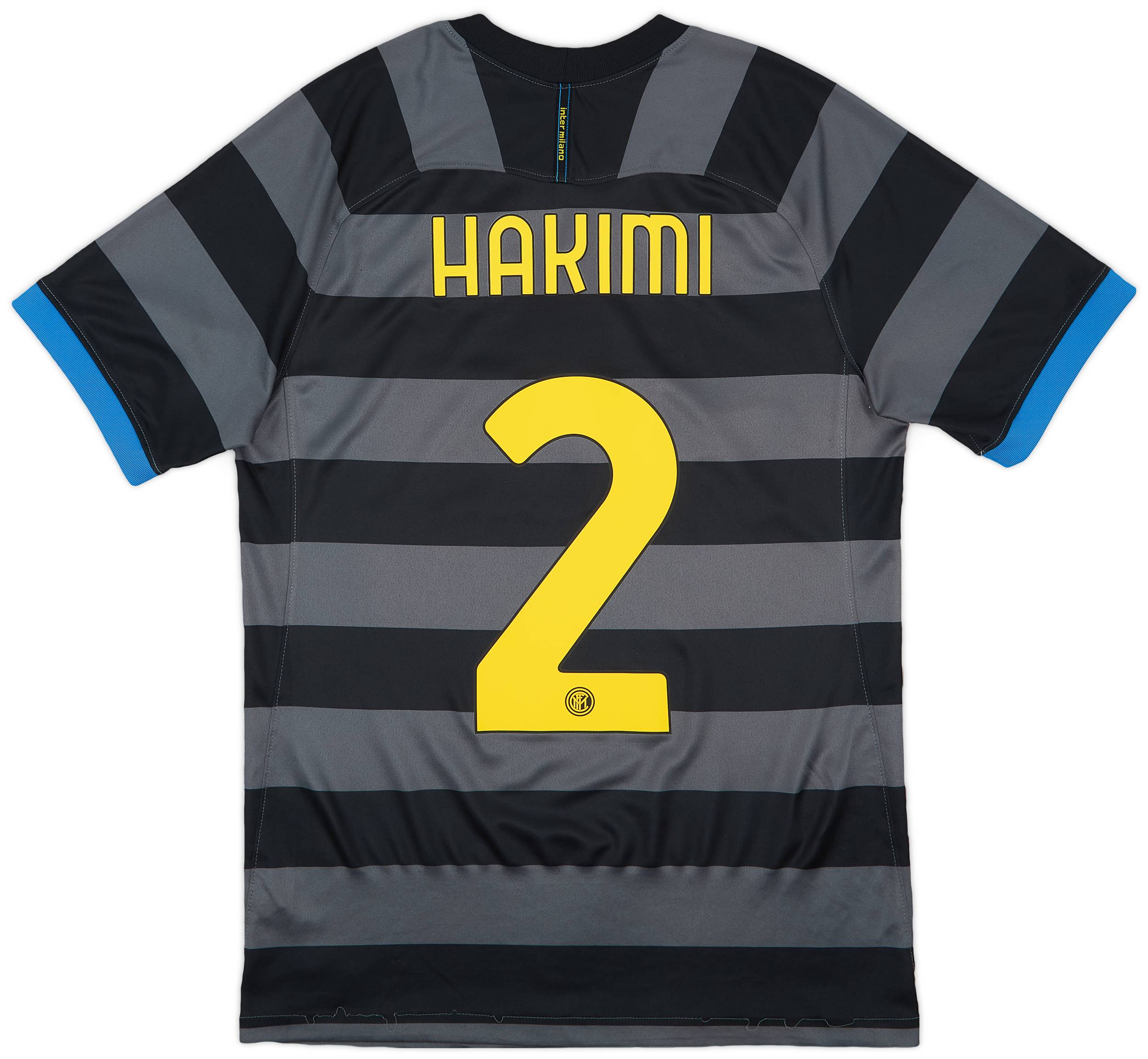 2020-21 Inter Milan Third Shirt Hakimi #2 - 7/10 - (S)