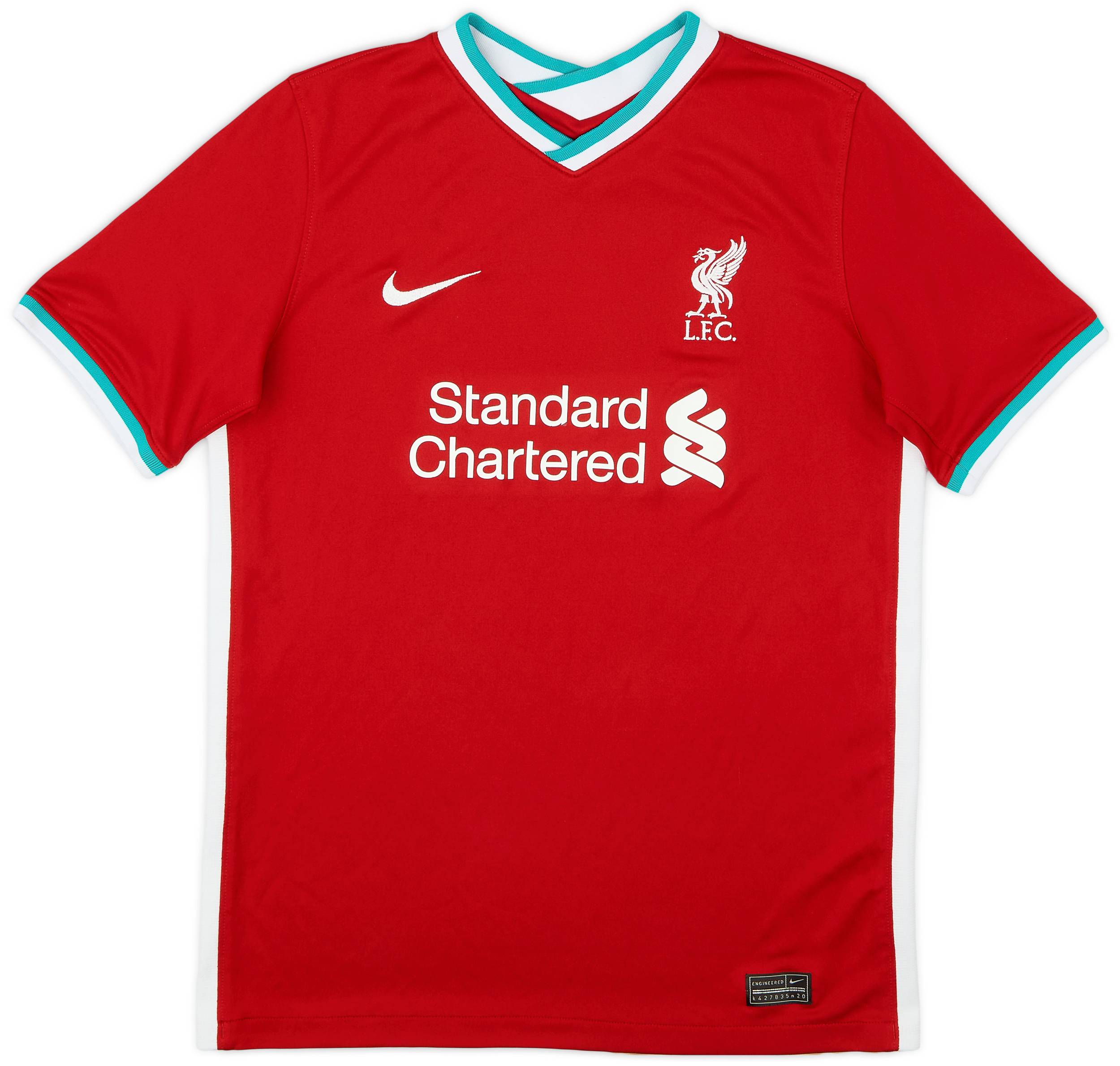 2020-21 Liverpool Home Shirt - 9/10 - (XL.Boys)