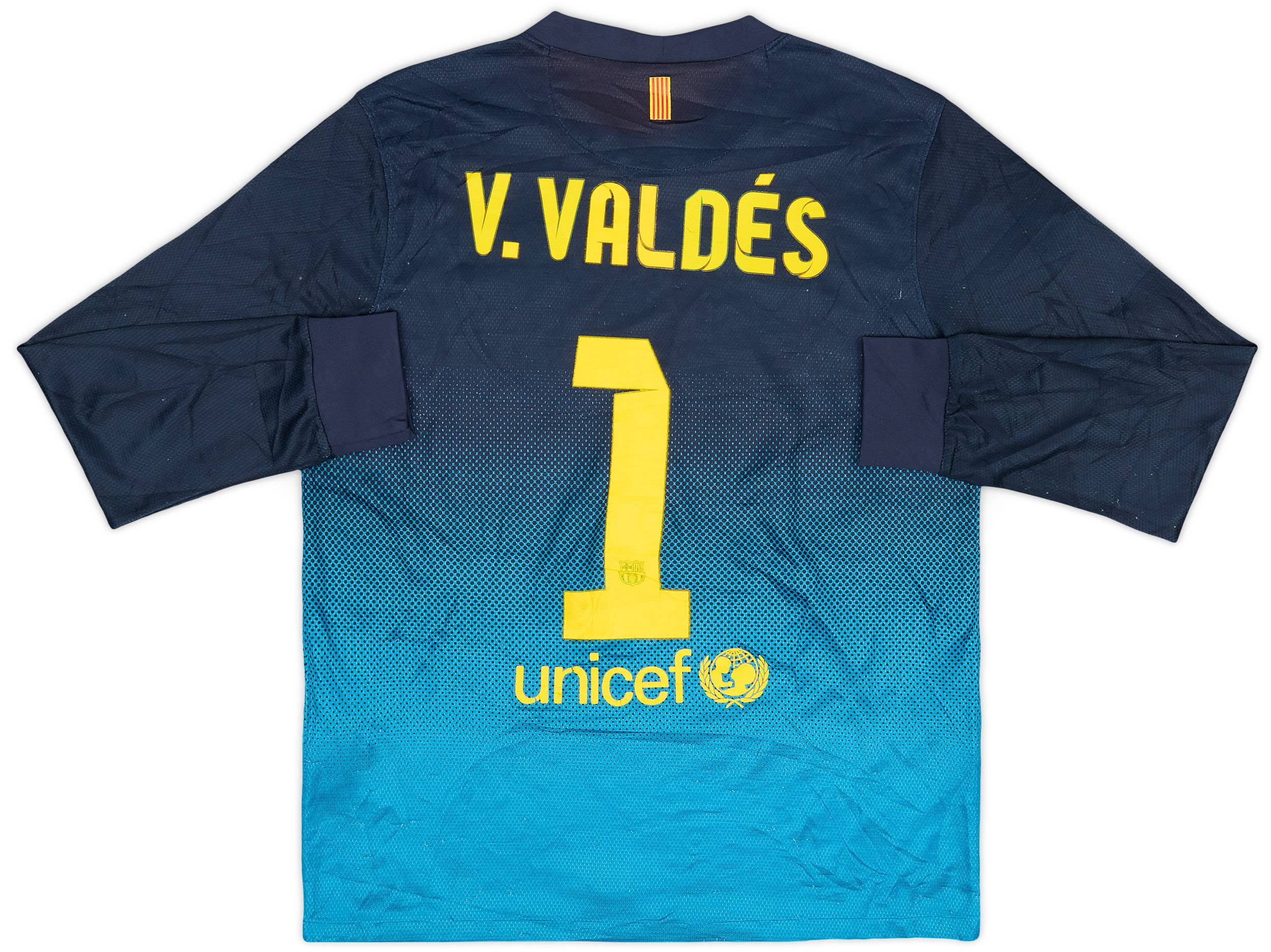 2012-13 Barcelona GK Shirt V.Valdes #1 - 4/10 - (M)