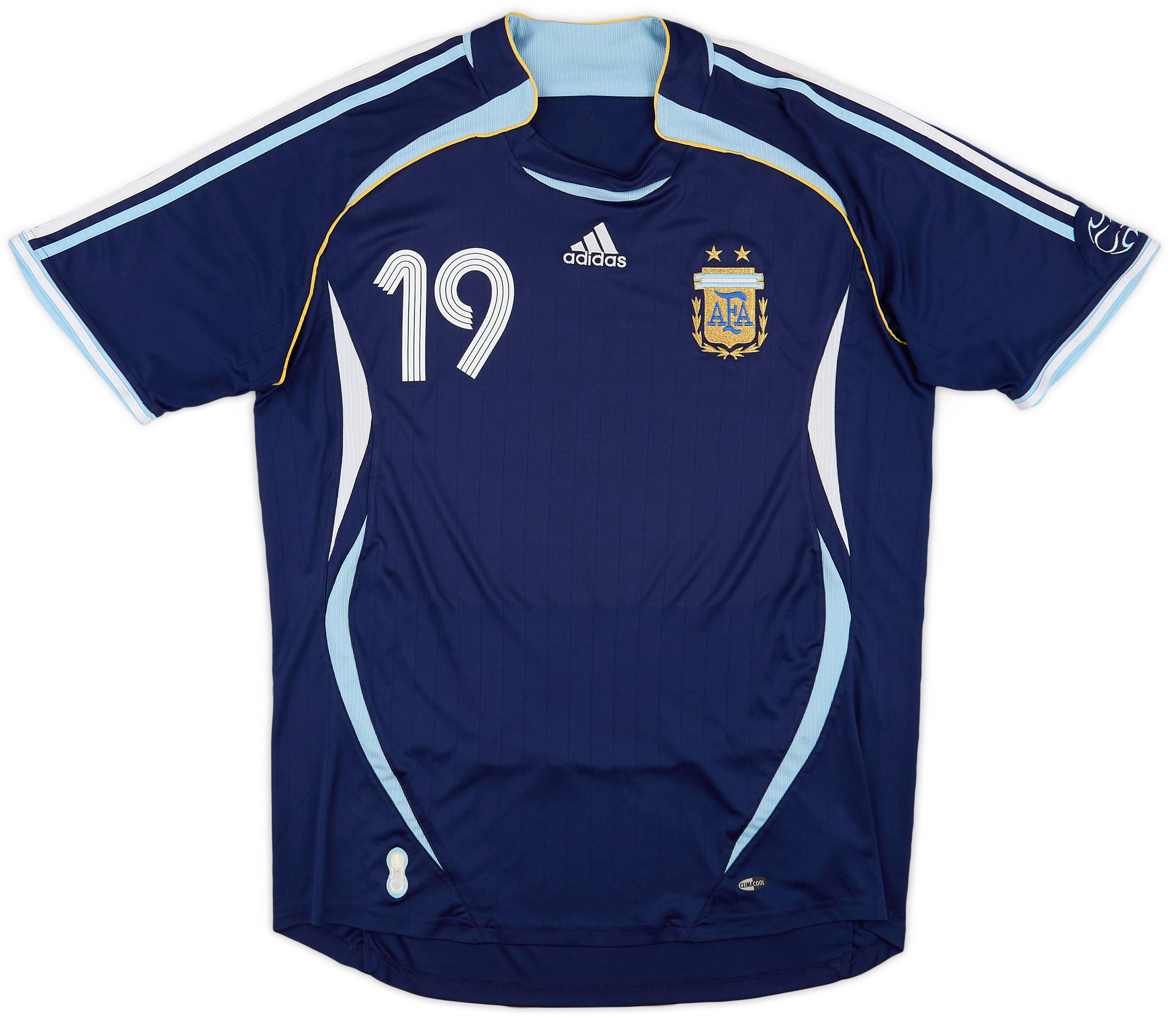 2006-07 Argentina Away Shirt Messi #19 - 8/10 - (XL)
