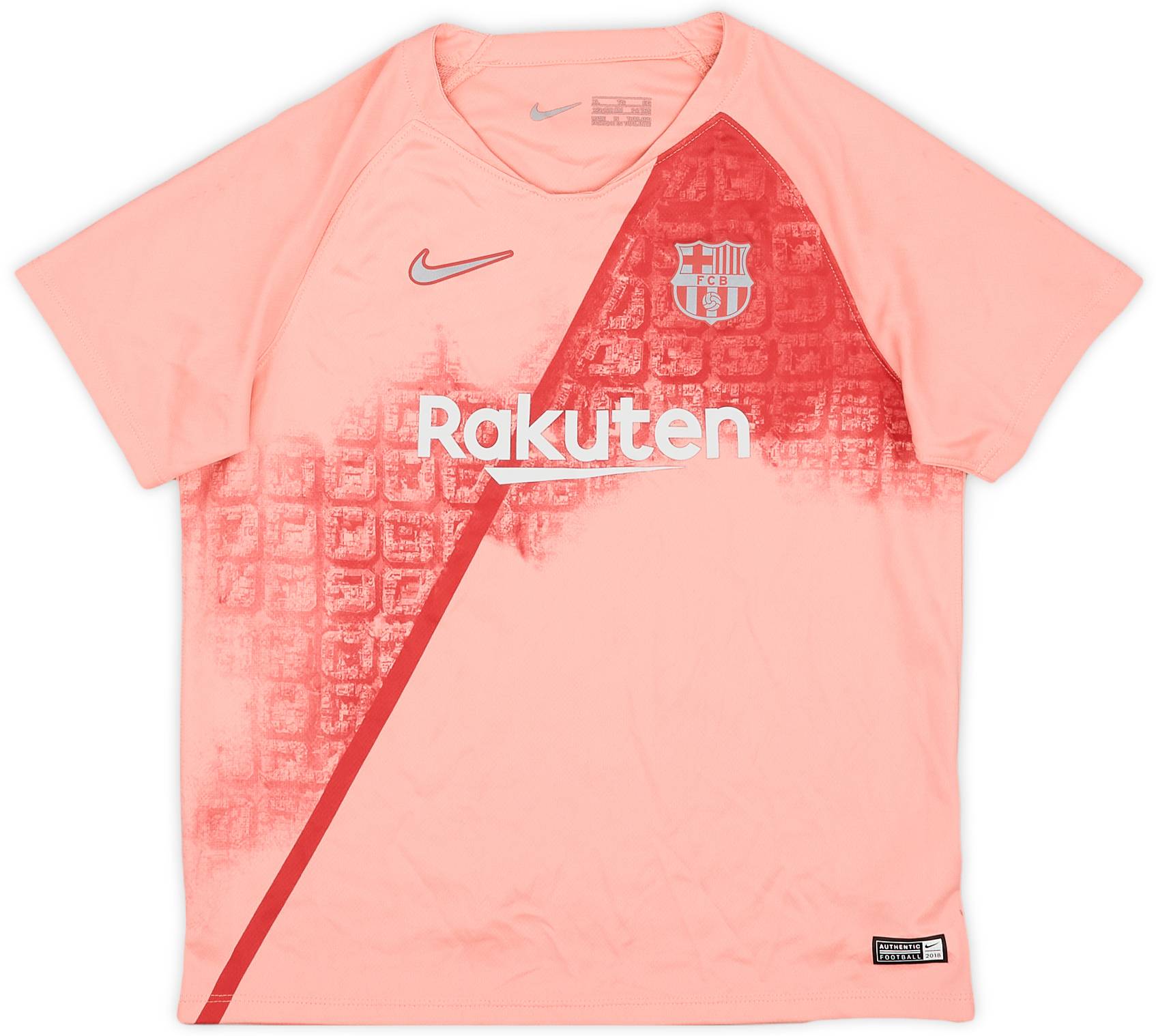 2018-19 Barcelona Third Shirt - 6/10 - (7-8Y)