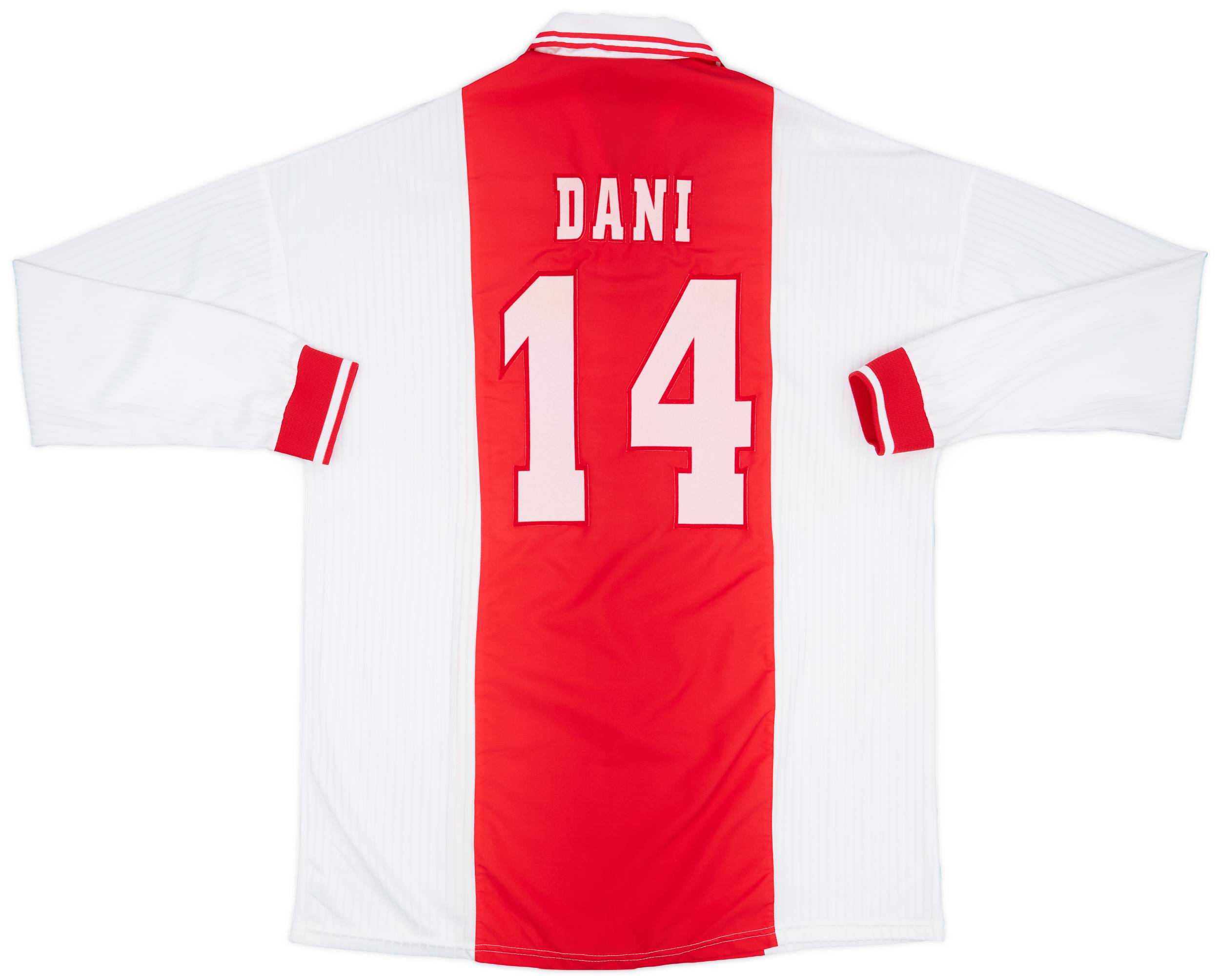 1997-98 Ajax Match Worn UEFA Cup Home L/S Shirt Dani #14