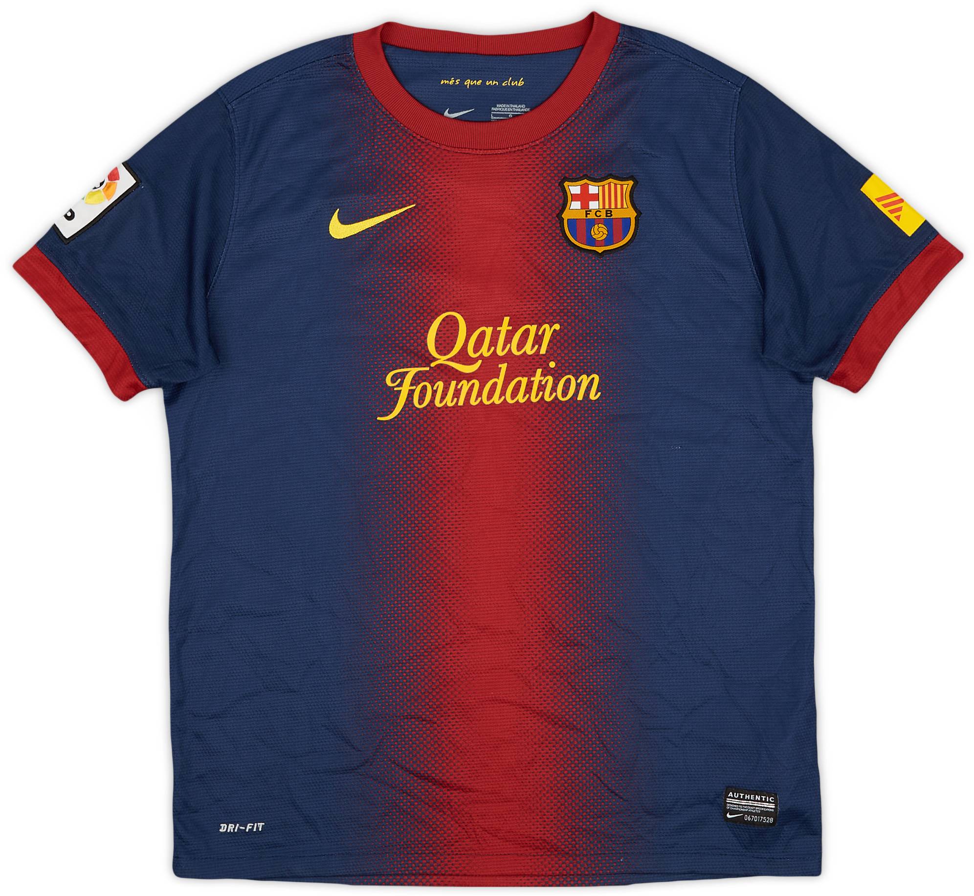 2012-13 Barcelona Home Shirt - 8/10 - (L.Boys)