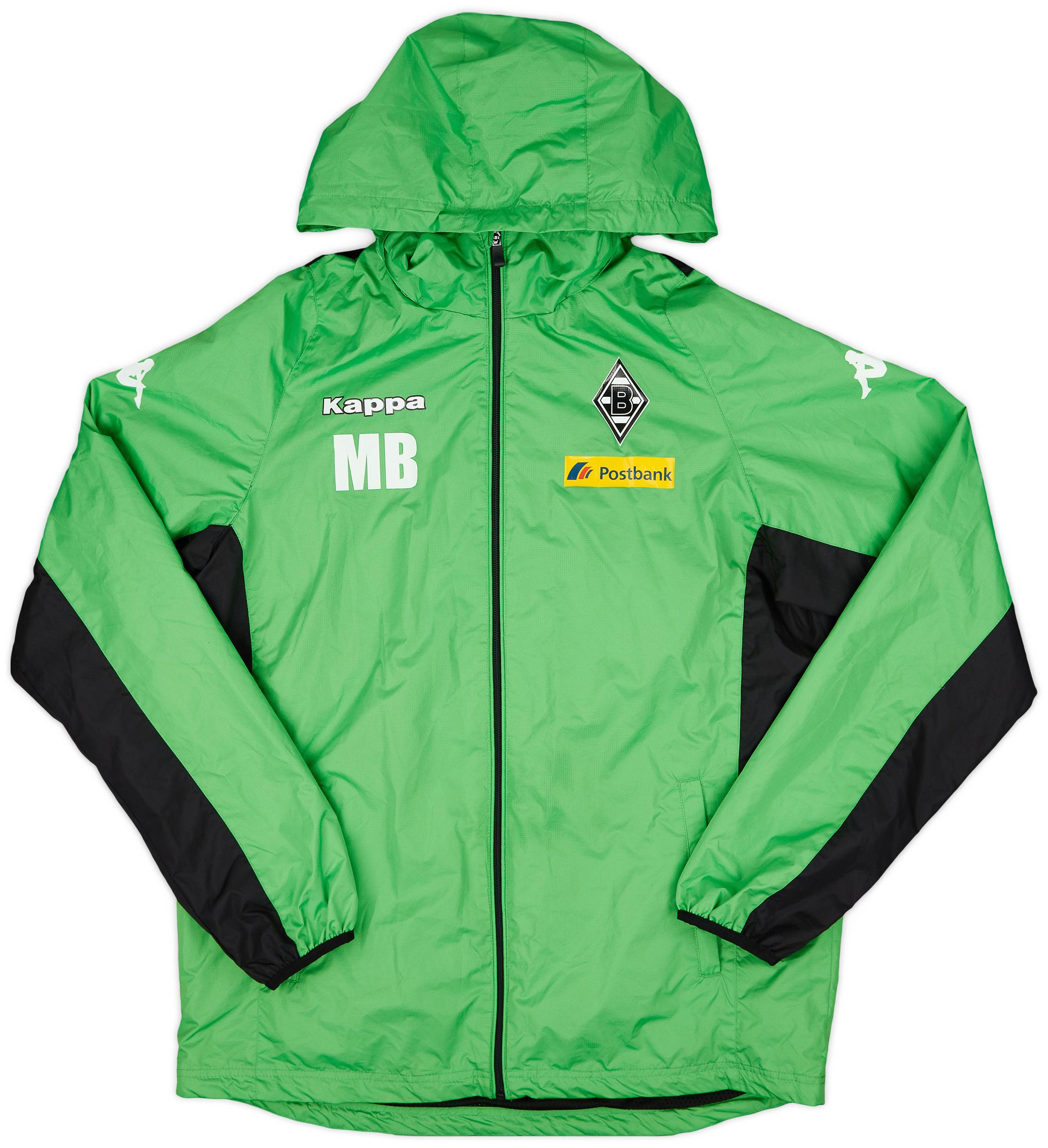 2013-14 Borussia Monchengladbach Staff Issue Kappa Hooded Rain Jacket MB - 8/10 - (M)