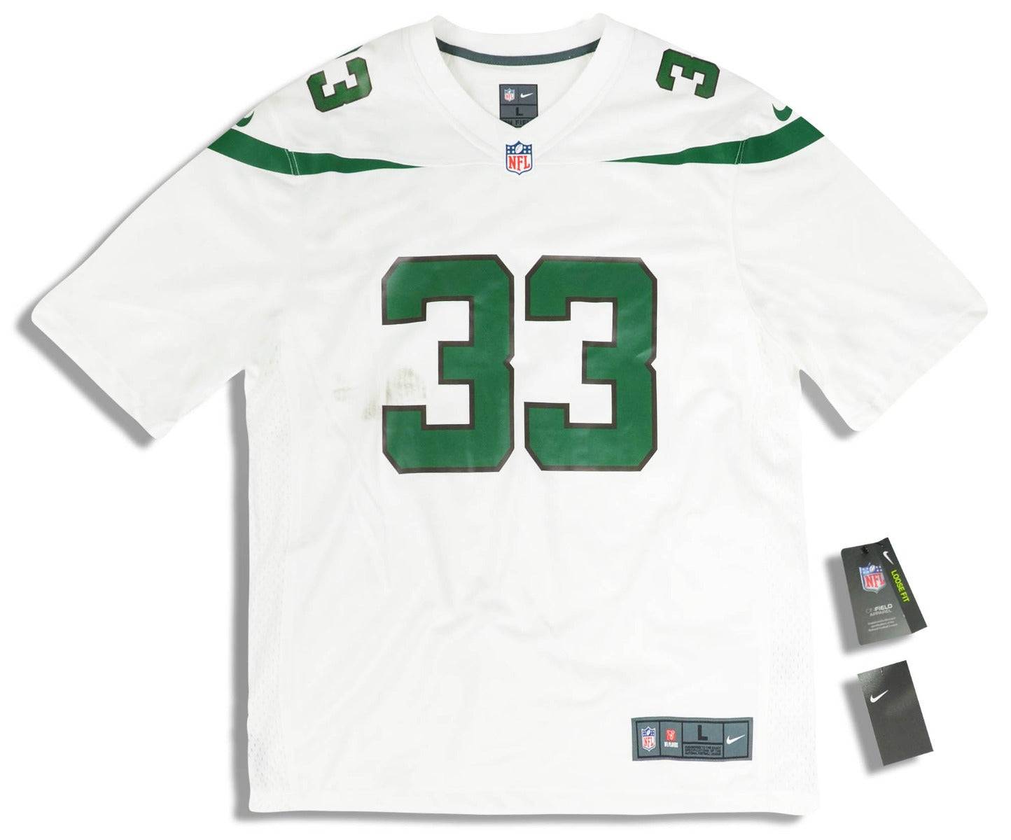 2019 New York Jets Adams #33 Nike Game Jersey (Away) L - W/Tags