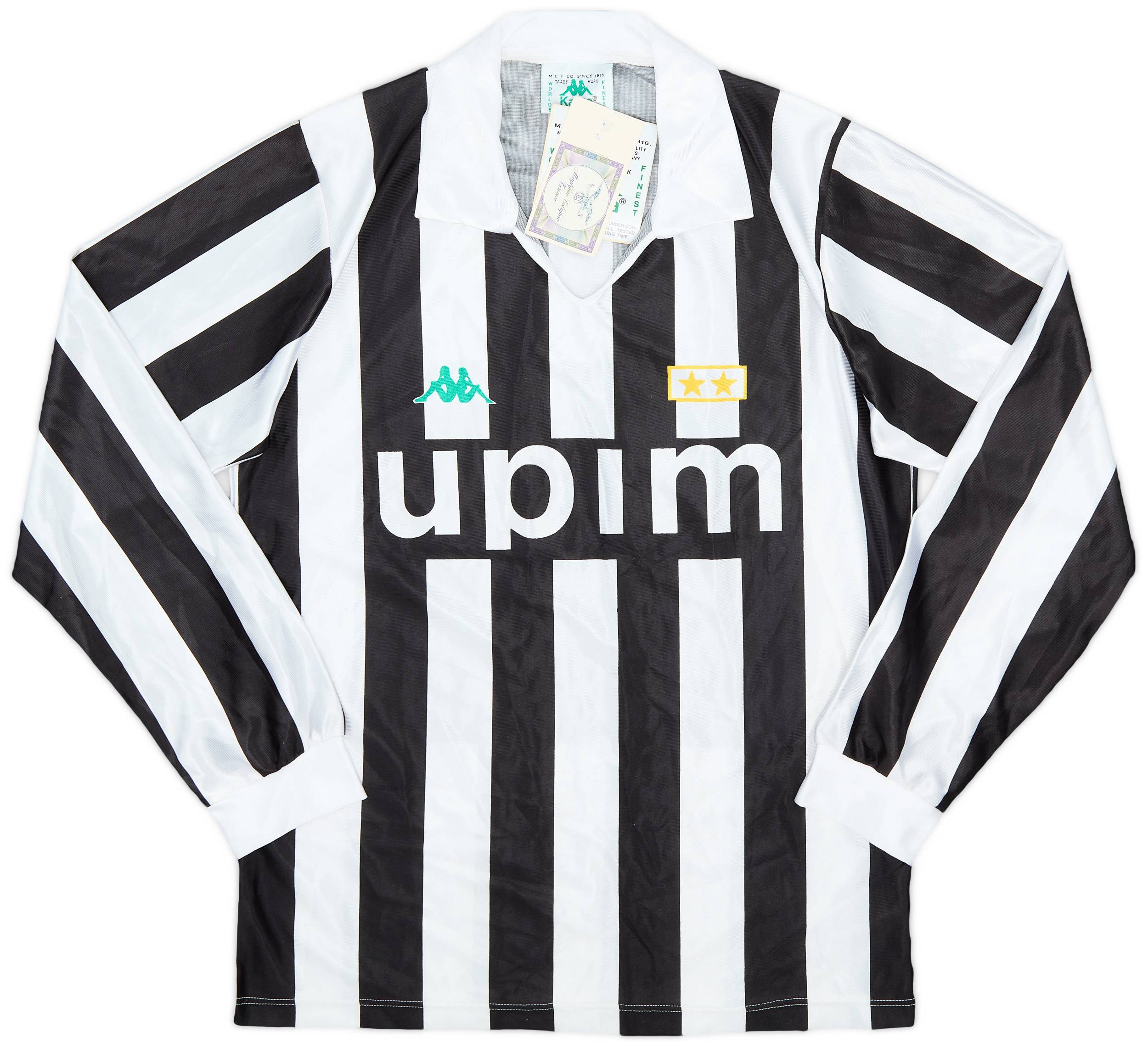1989-90 Juventus Basic Home L/S Shirt (S)