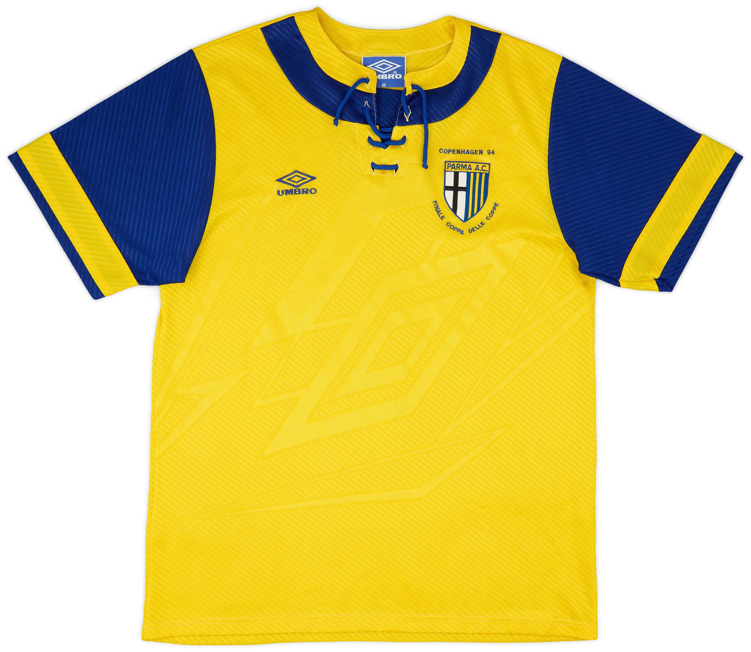 1993-95 Parma 'Finale Coppa delle Coppe Copenhagen 94' Away Shirt - 8/10 - (M)