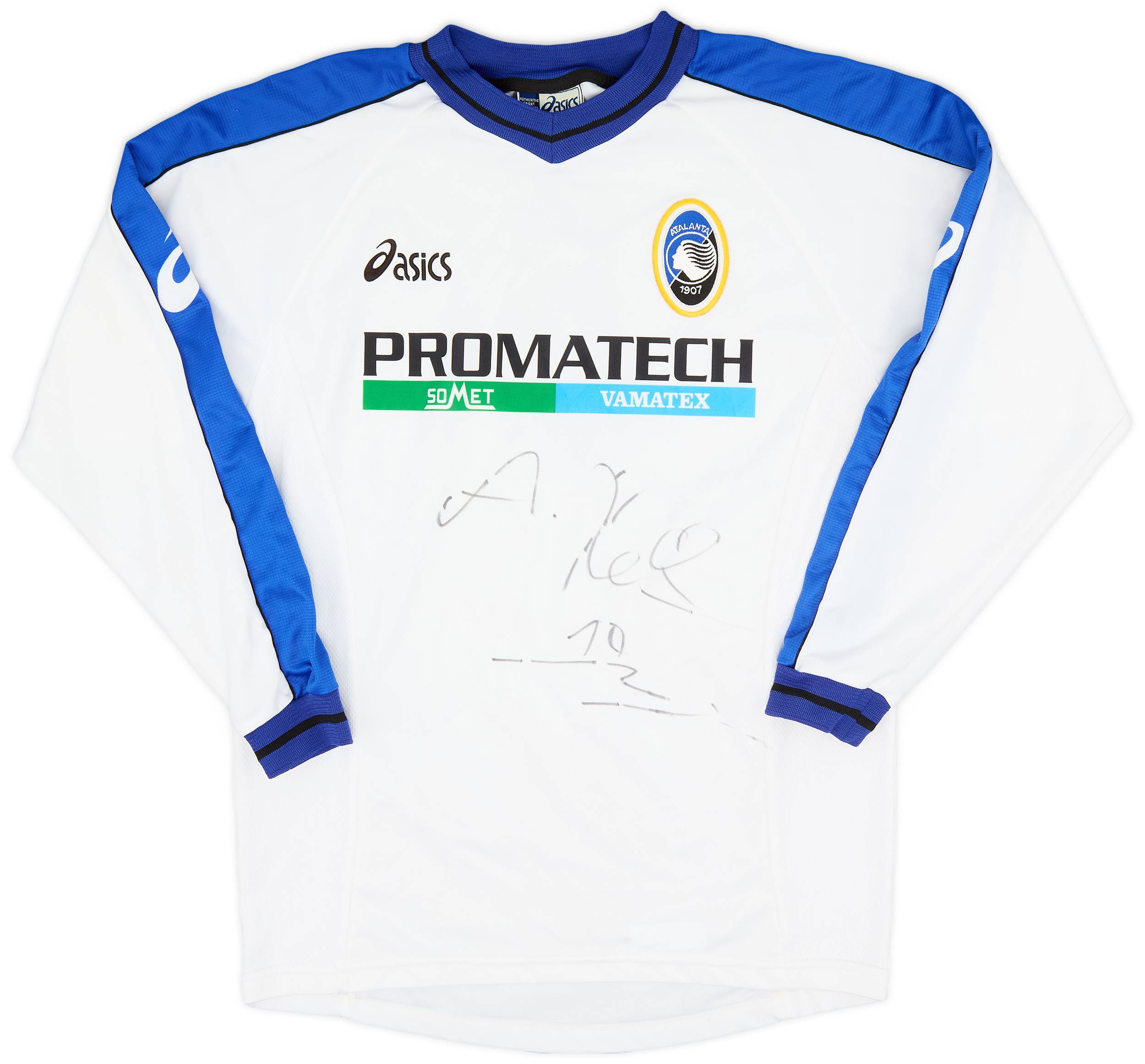 2002-03 Atalanta Signed Away L/S Shirt #5 - 8/10 - (S)