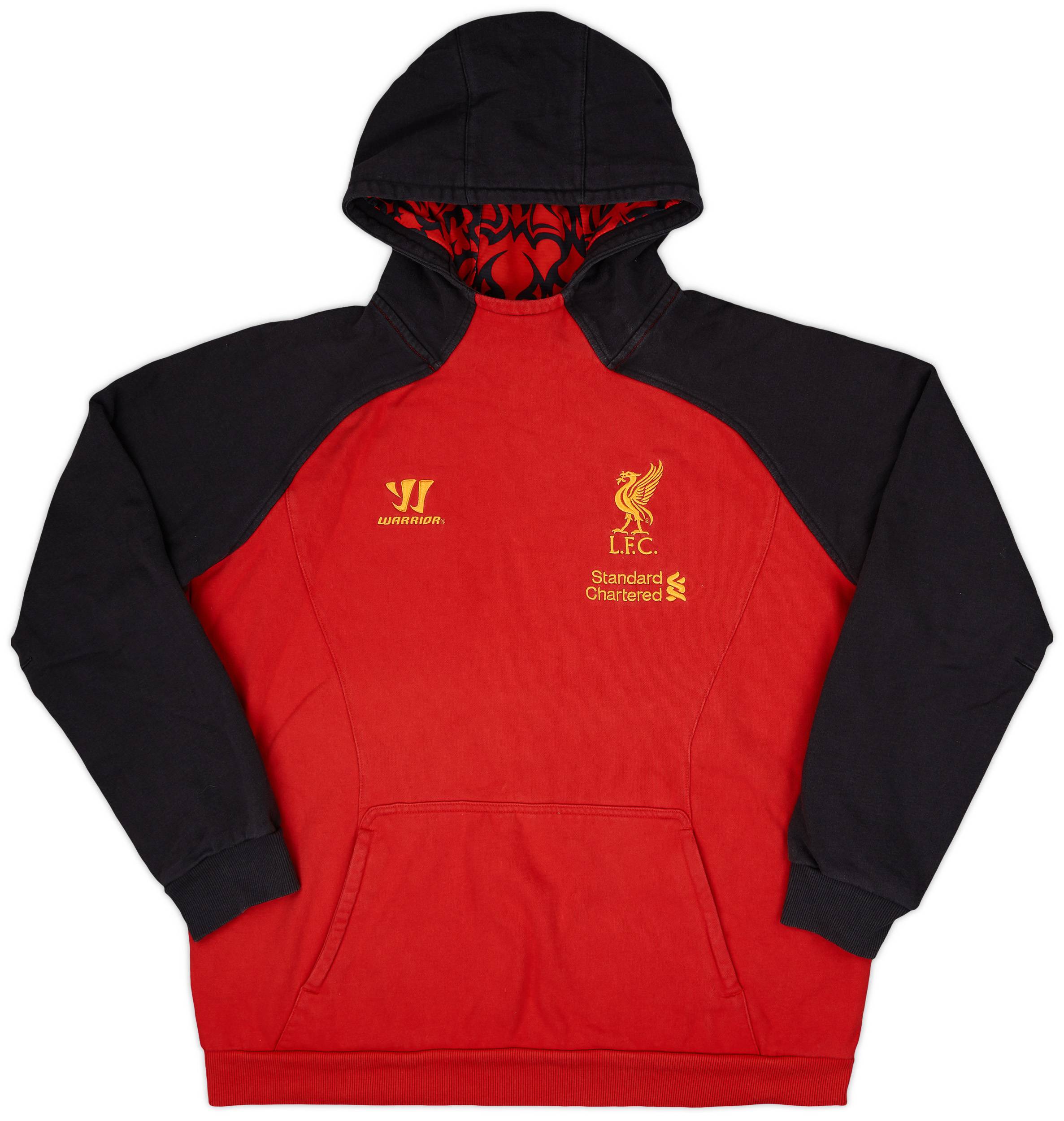 2012-13 Liverpool Warrior Hooded Sweat Top - 8/10 - (XL)