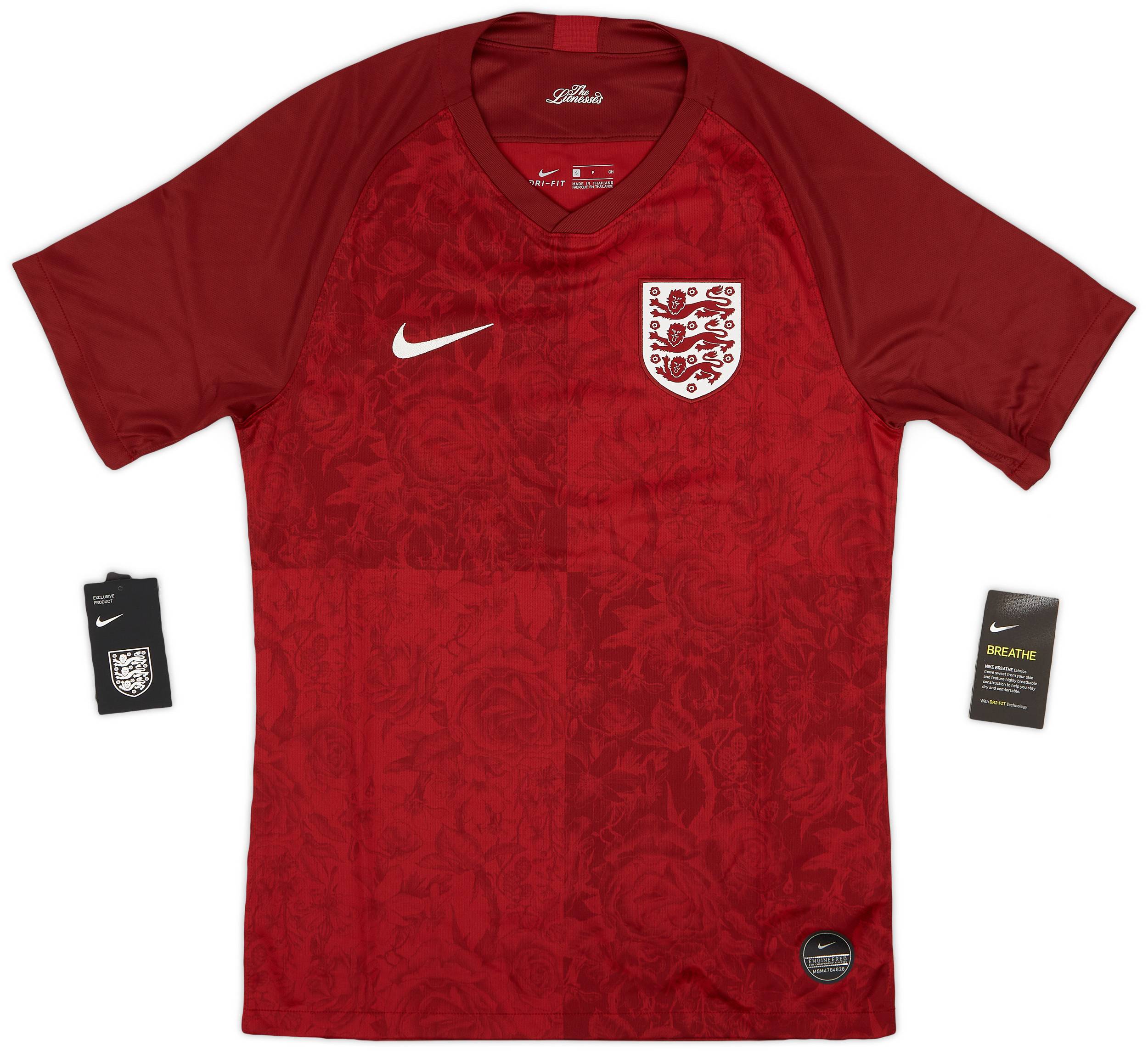 2019 England Lionesses Away Shirt (Men's S)