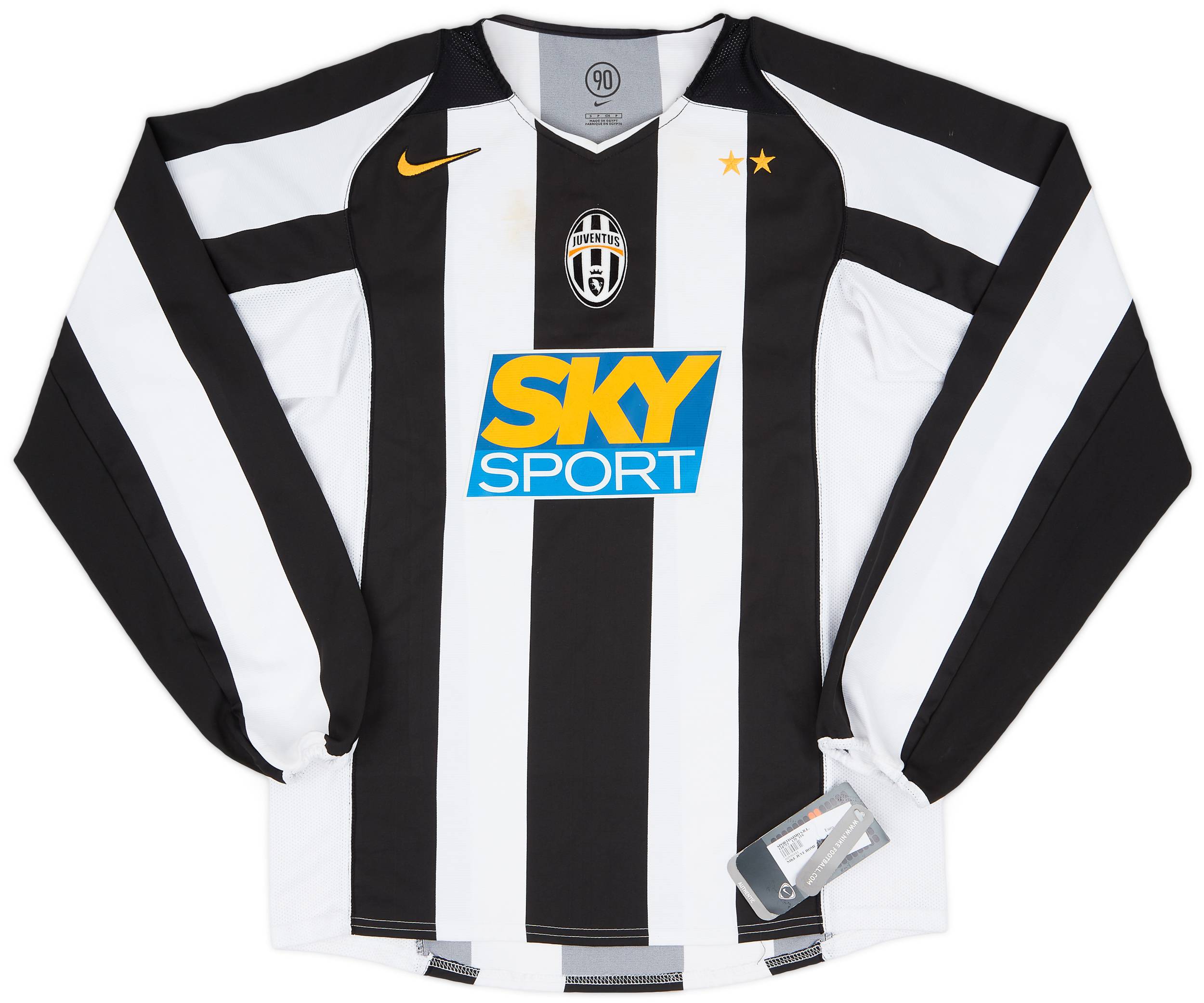 2004-05 Juventus Home L/S Shirt (S)
