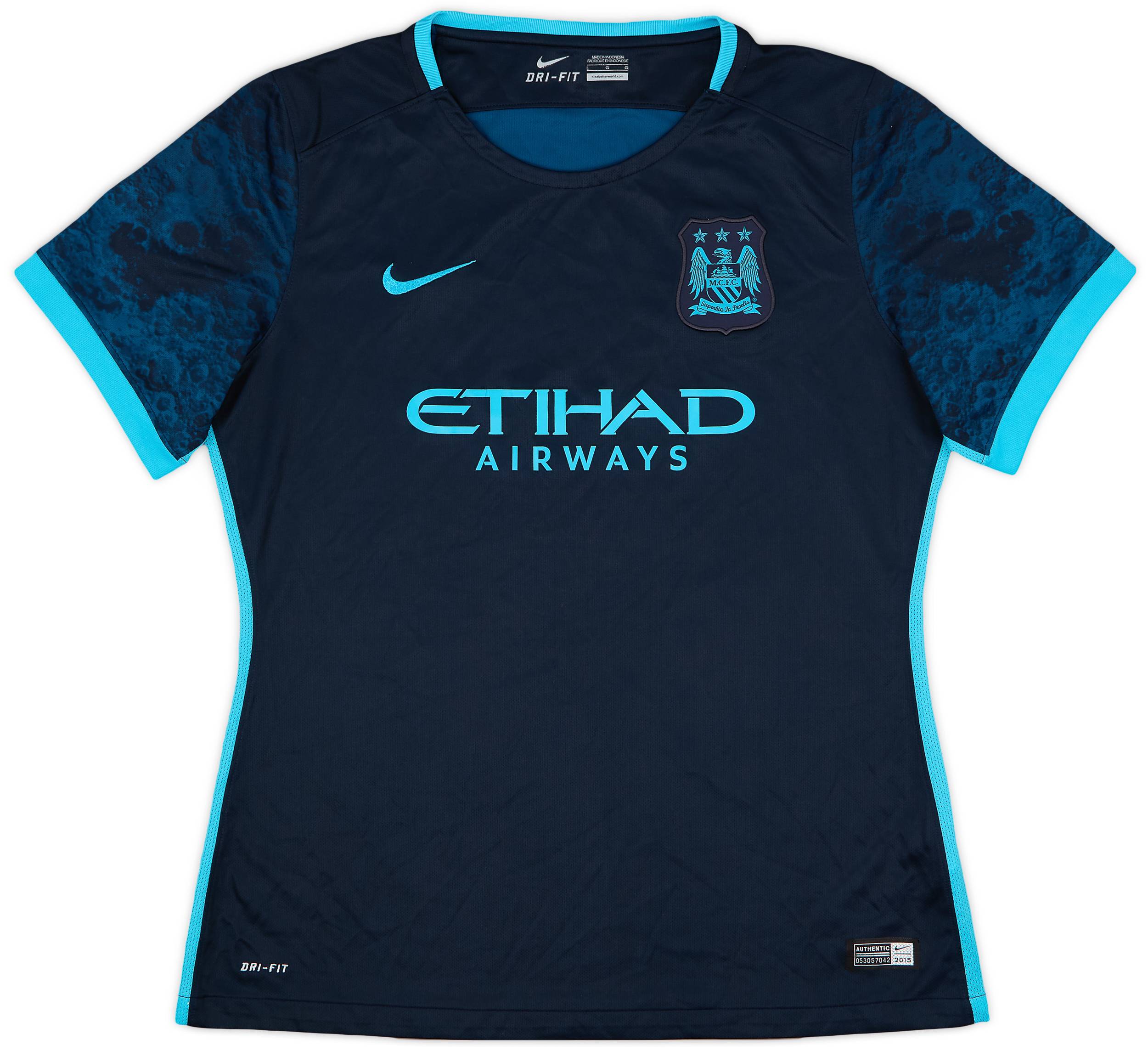 2015-16 Manchester City Away Shirt - 8/10 - (Women's L)