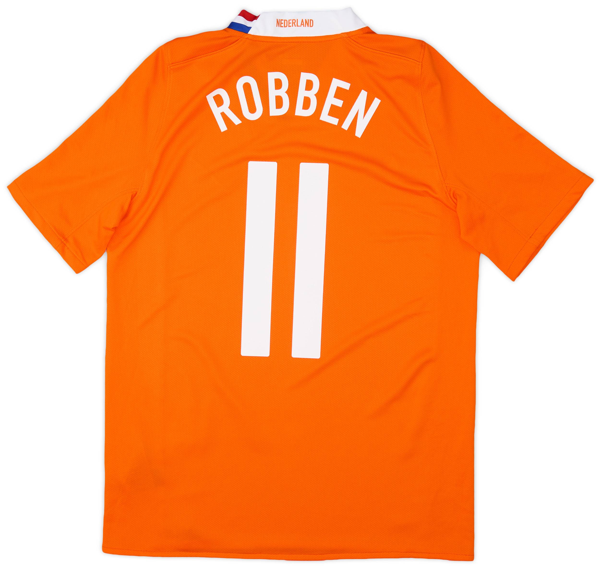2008-10 Netherlands Home Shirt Robben #11 (S)