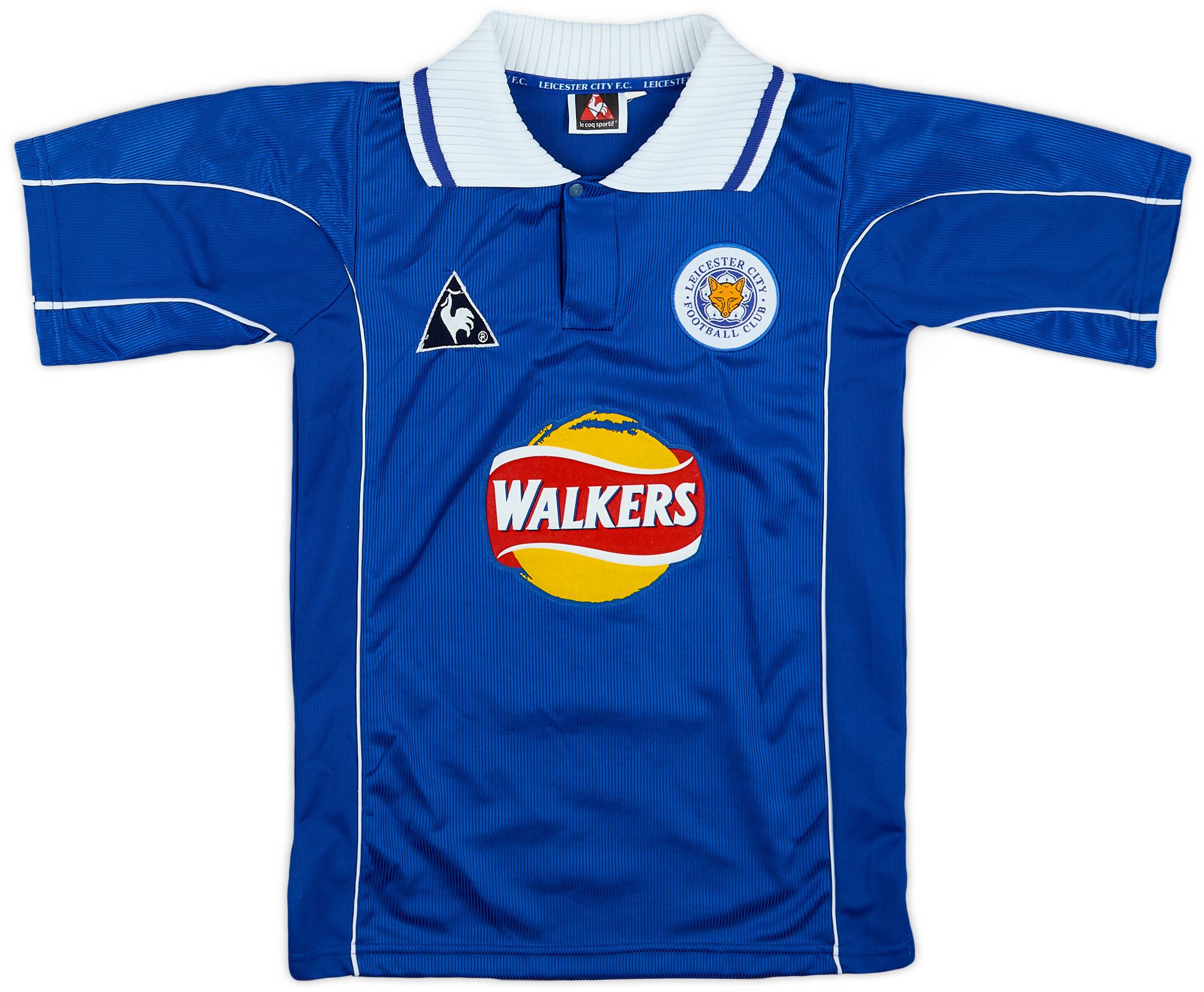 2000-01 Leicester Home Shirt - 8/10 - (L.Boys)