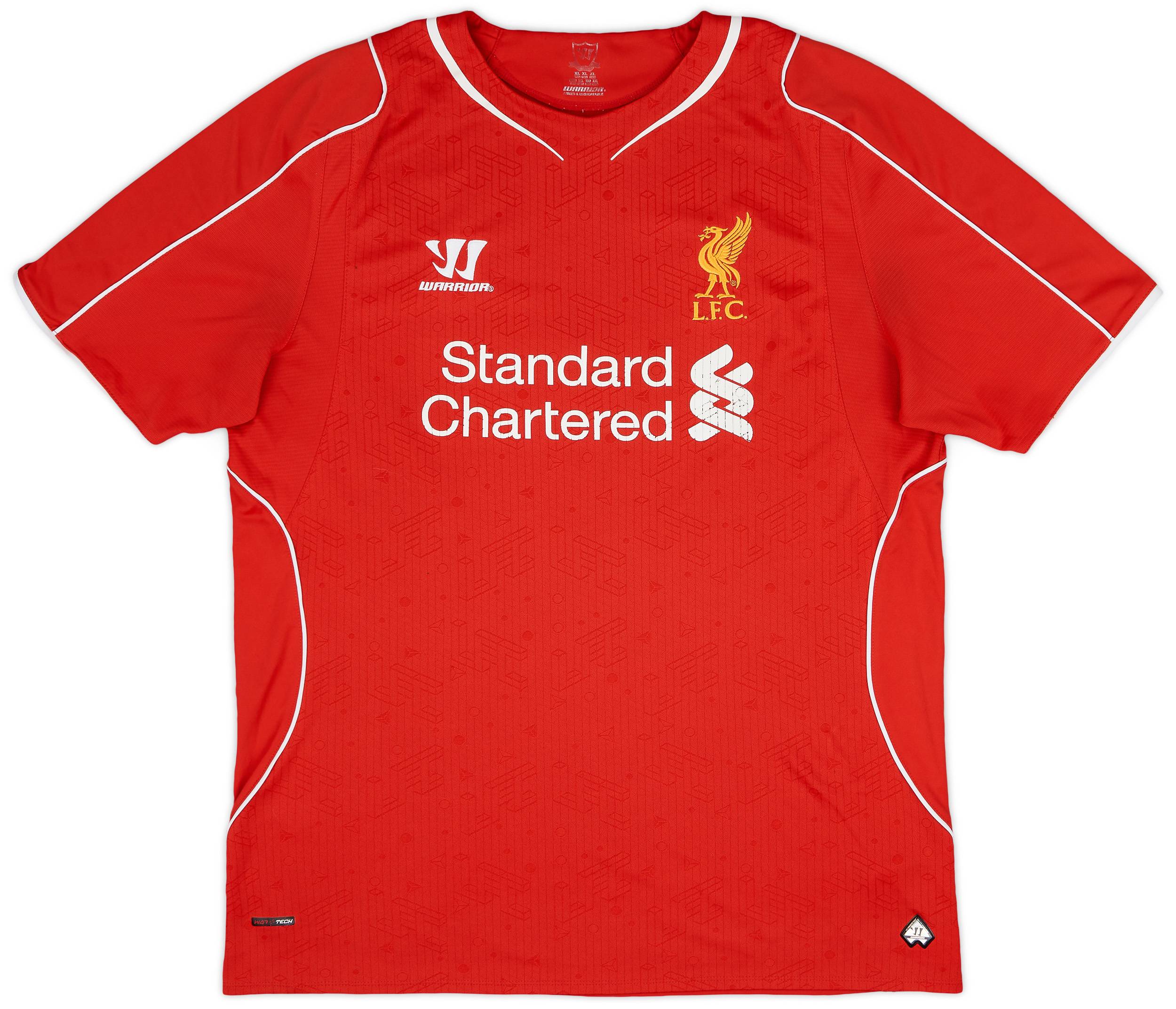 2014-15 Liverpool Home Shirt Gerrard #8 - 5/10 - (XL)