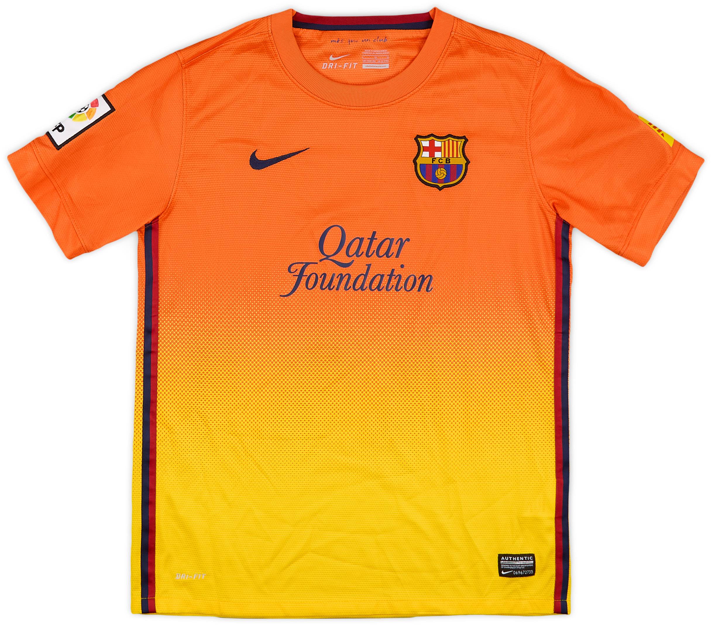 2012-13 Barcelona Away Shirt - 10/10 - (L.Boys)