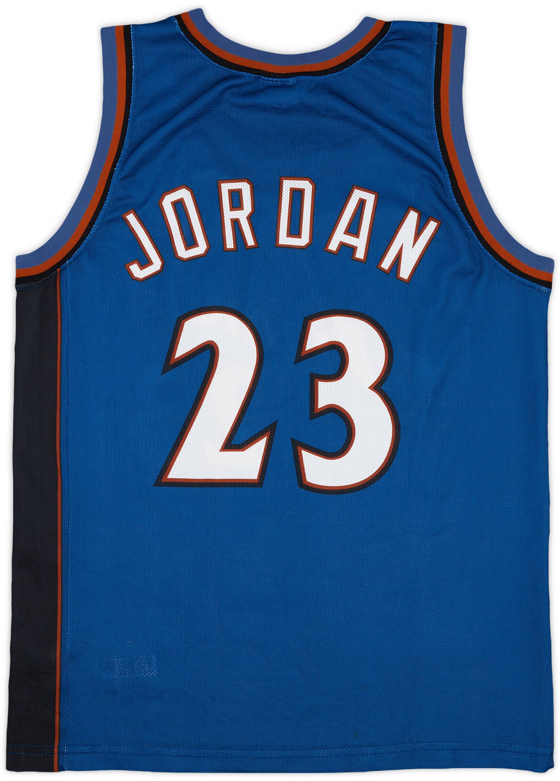 ウェア NBA JORDAN #23 WIZARDS 50 2001 XL 2001-03 Washington Wizards Jordan #23 Champion Away Jersey