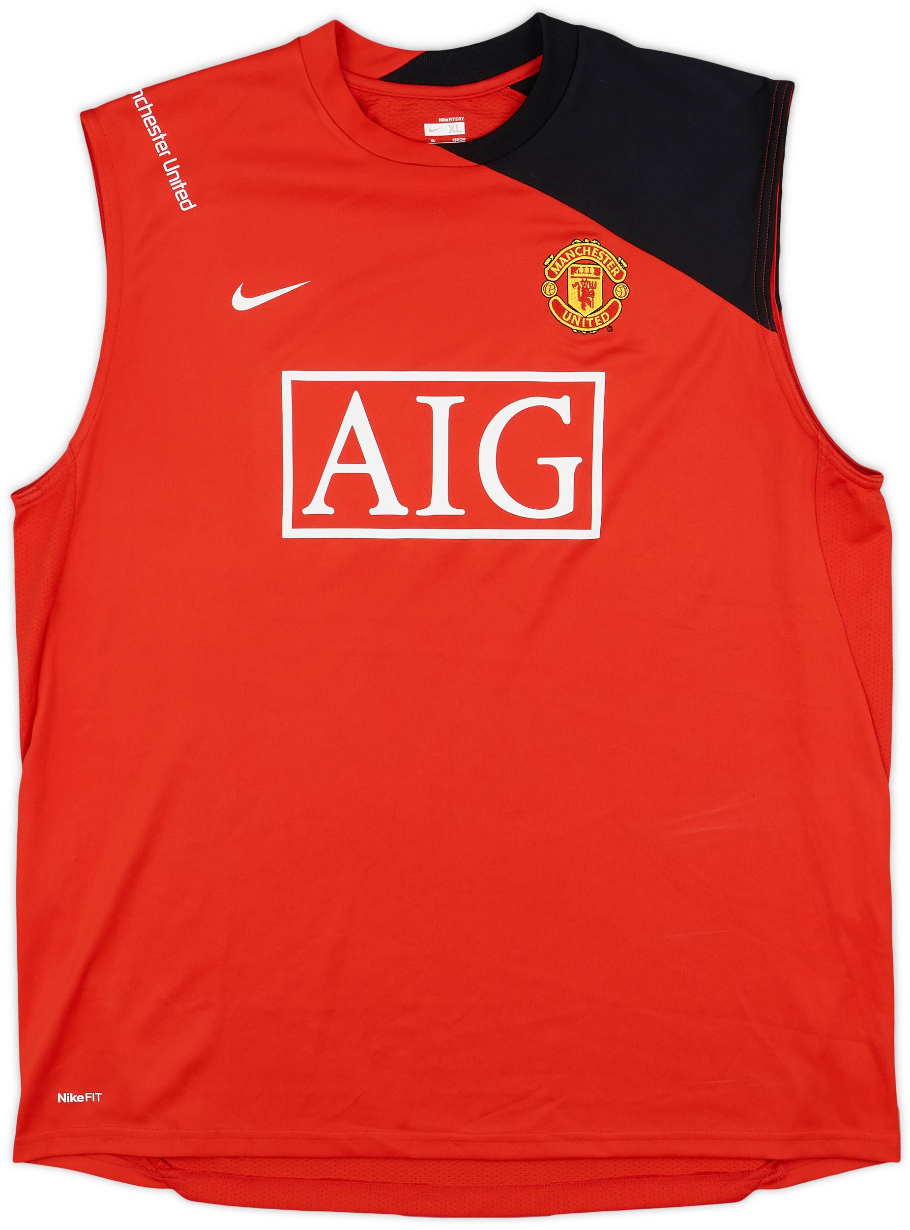 2008-09 Manchester United Nike Training Vest - 9/10 - (XL)
