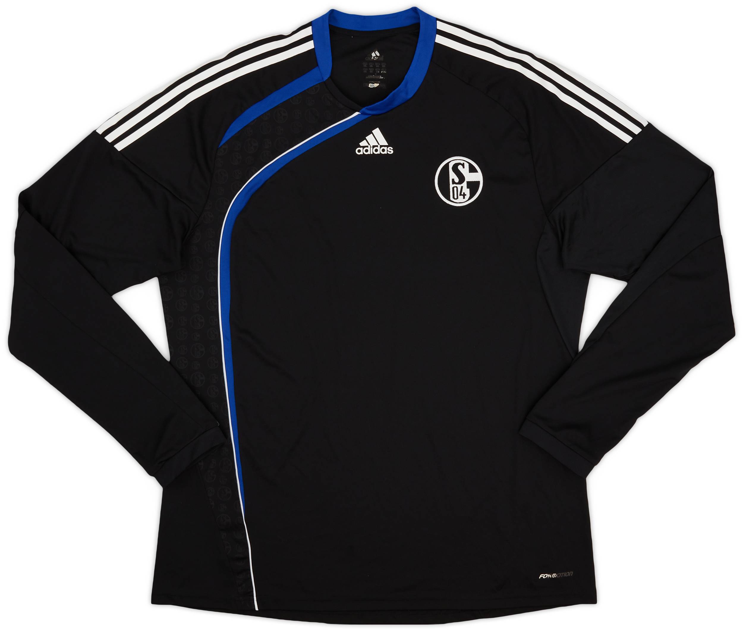 2009-10 Schalke adidas Formotion Training L/S Shirt - 7/10 - (XXL)