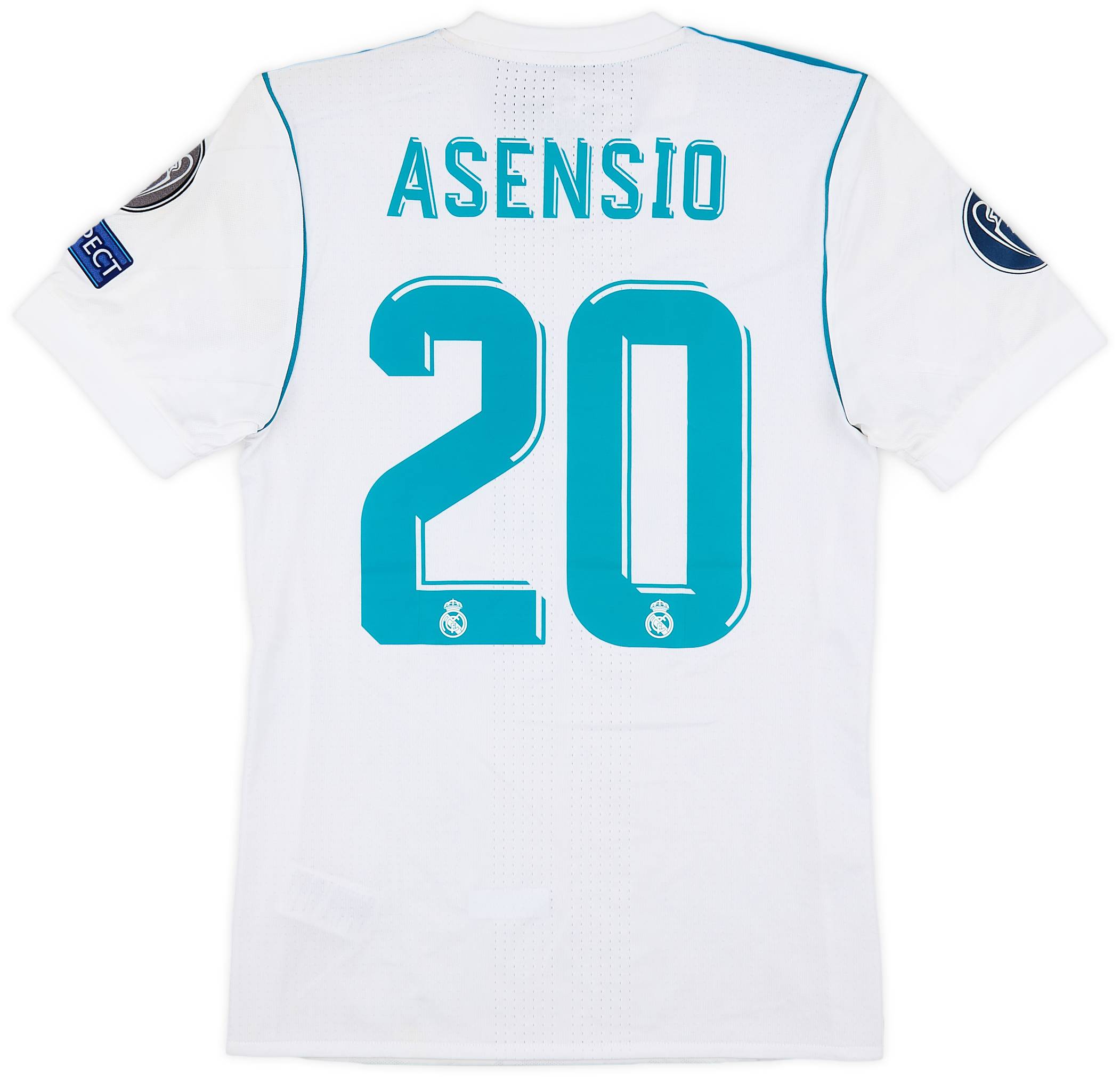 2017-18 Real Madrid Authentic Home Shirt Asensio #20 (S)