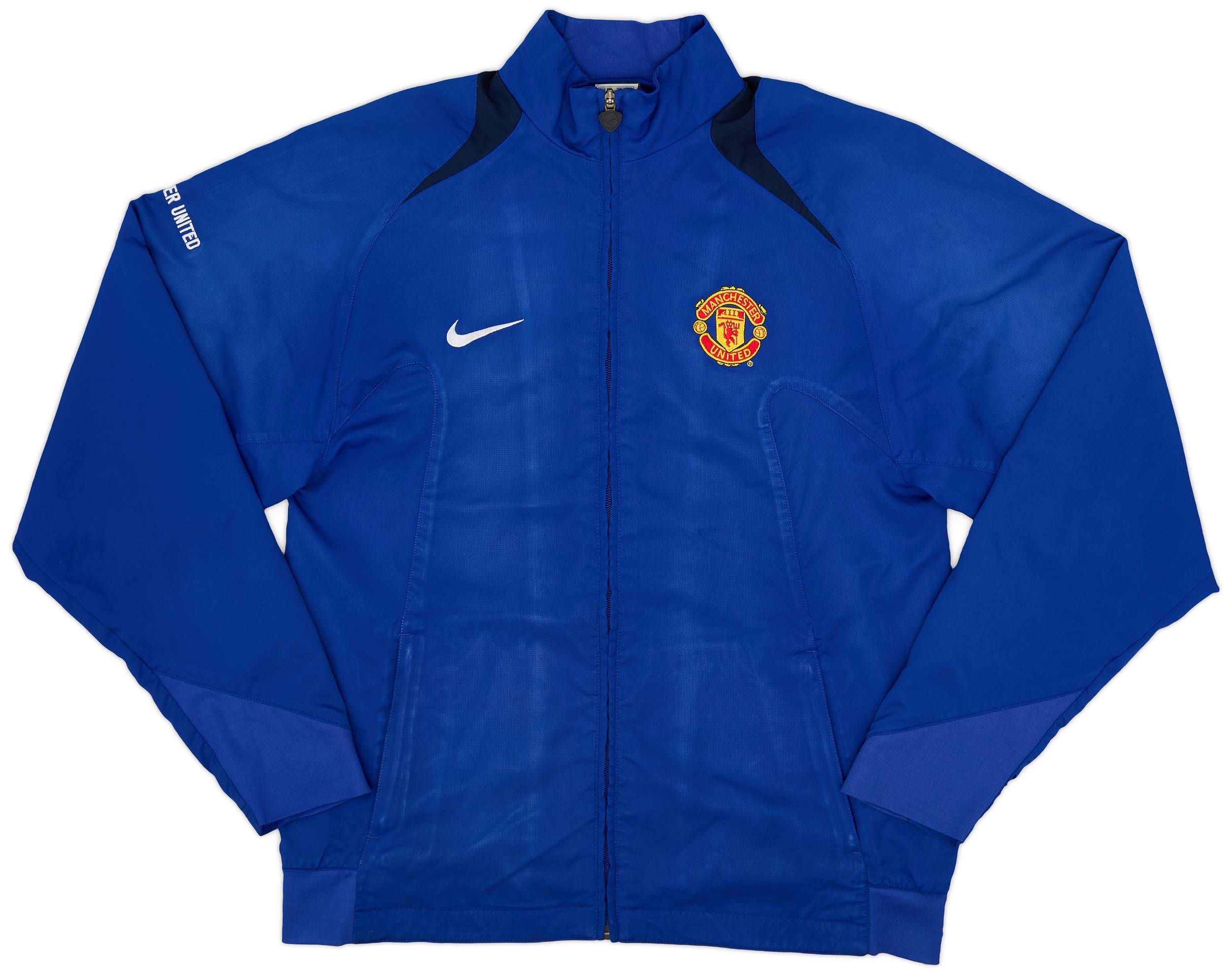 Nike Manchester United Men's Zip Up Jacket Soccer Sz M Black