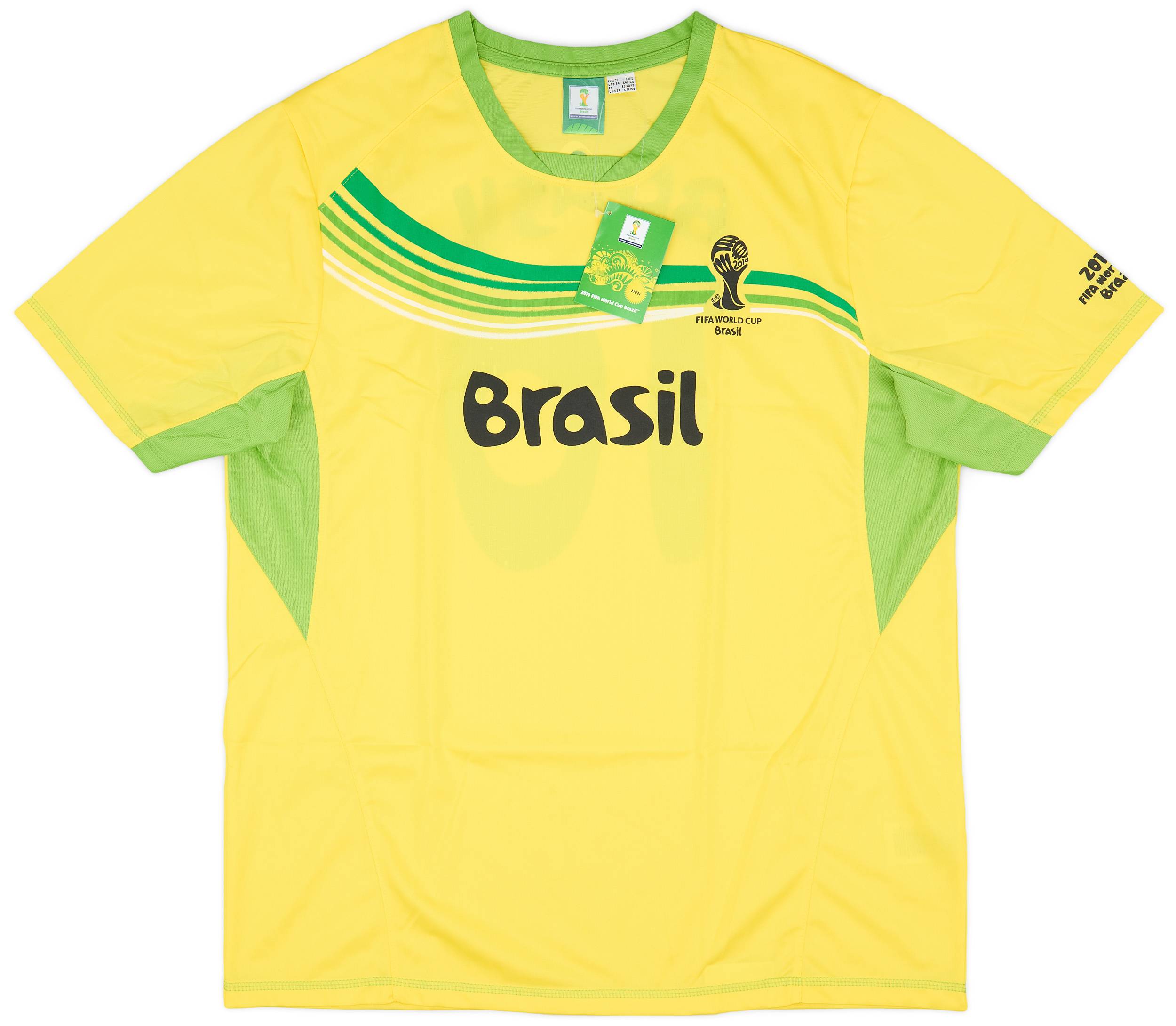 2014 Brazil World Cup Leisure Shirt Brazil #10 (L)