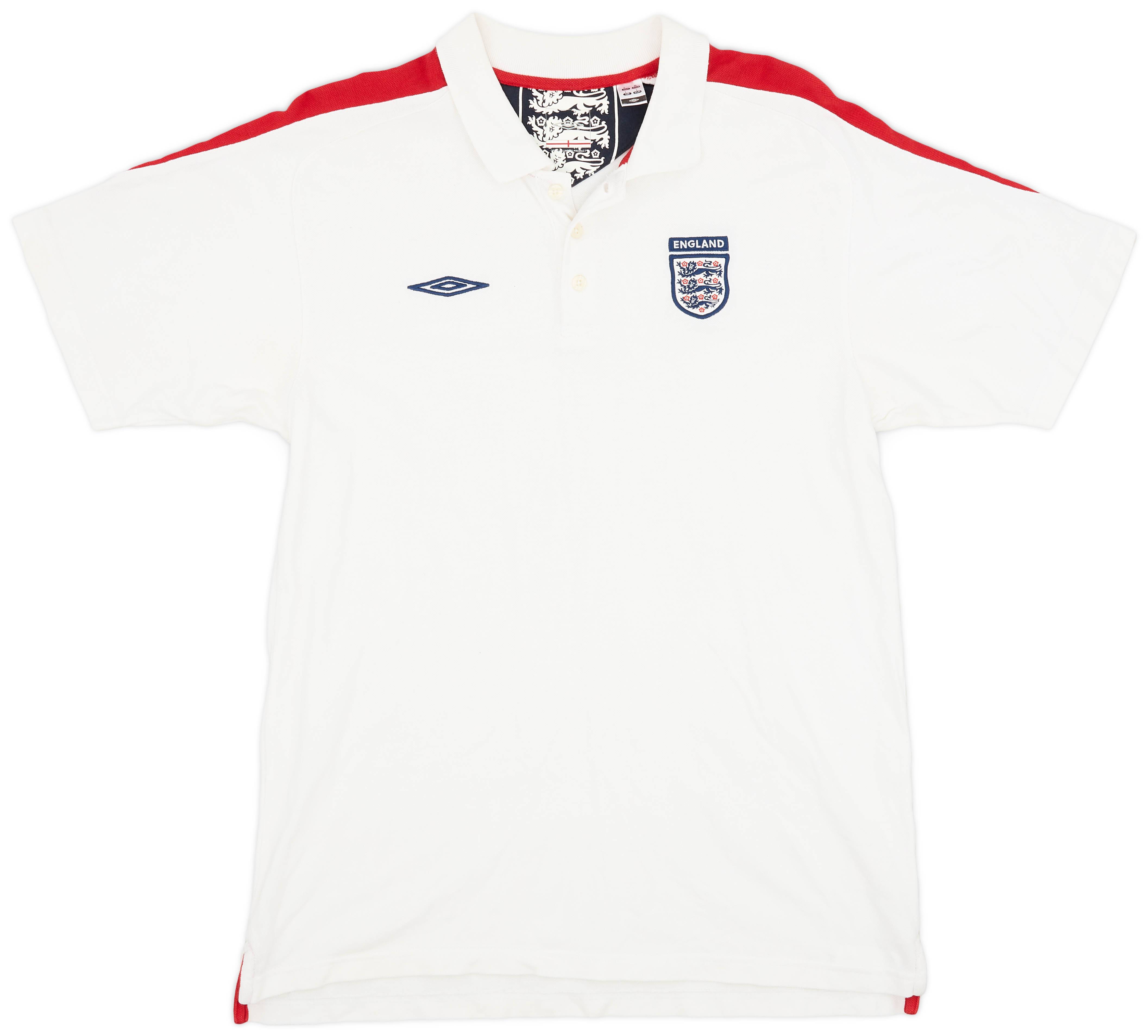 2005-06 England Umbro Polo Shirt - 8/10 - (L)