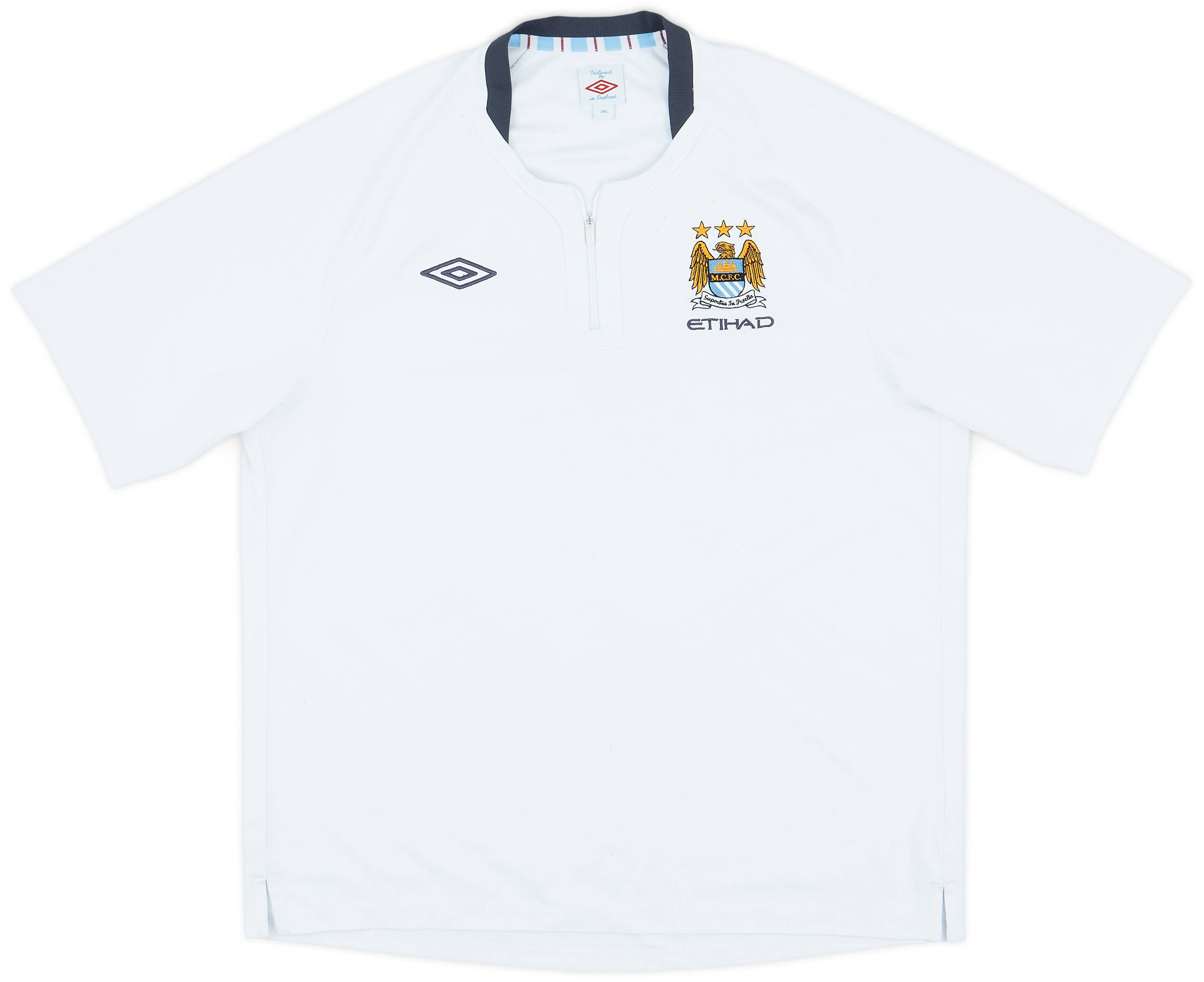 2011-12 Manchester City Umbro 1/4 Zip Training Shirt - 5/10 - (3XL)