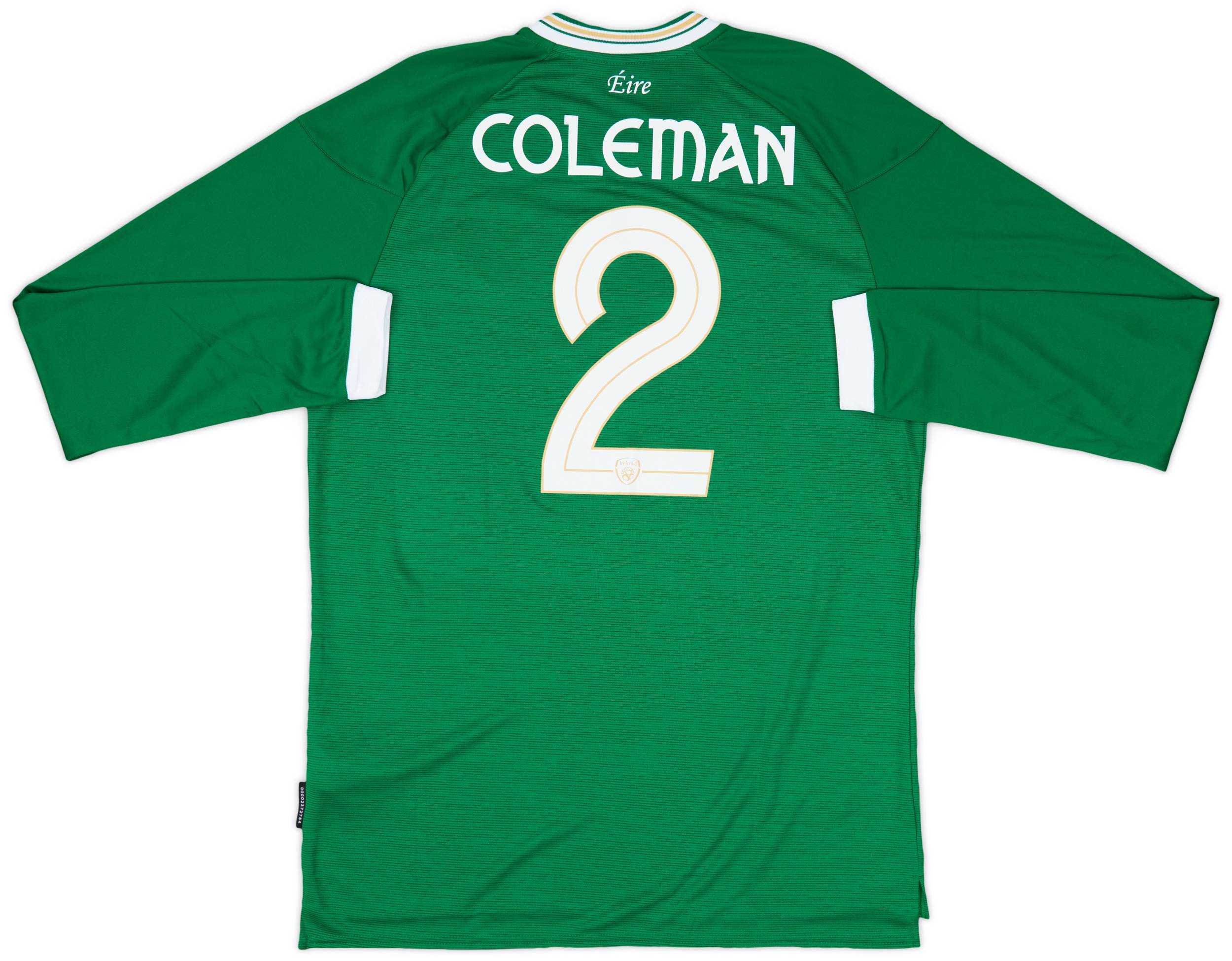 2011 Ireland Home L/S Shirt Coleman #2 (L)