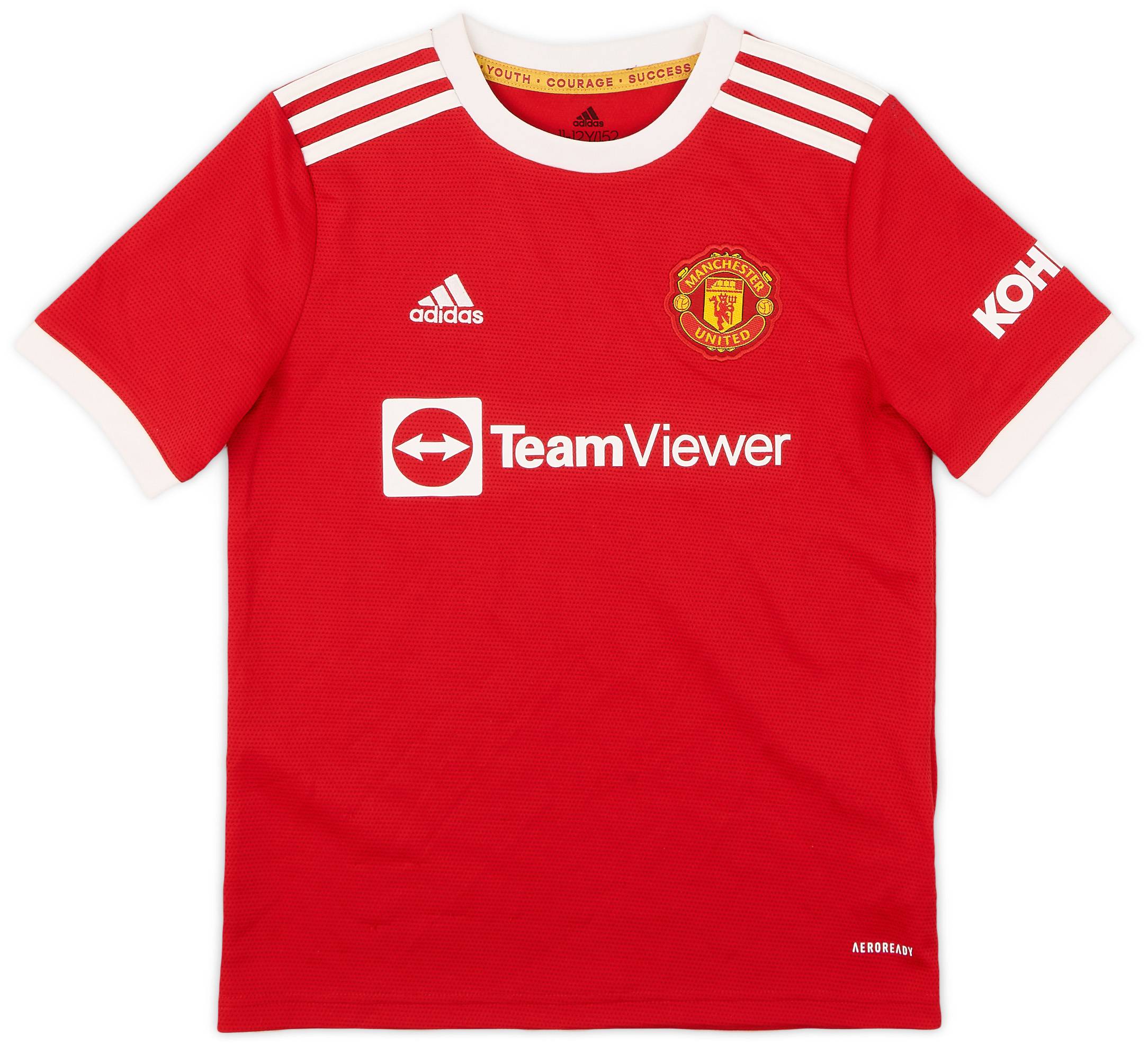 2021-22 Manchester United Home Shirt - 8/10 - (M.Boys)