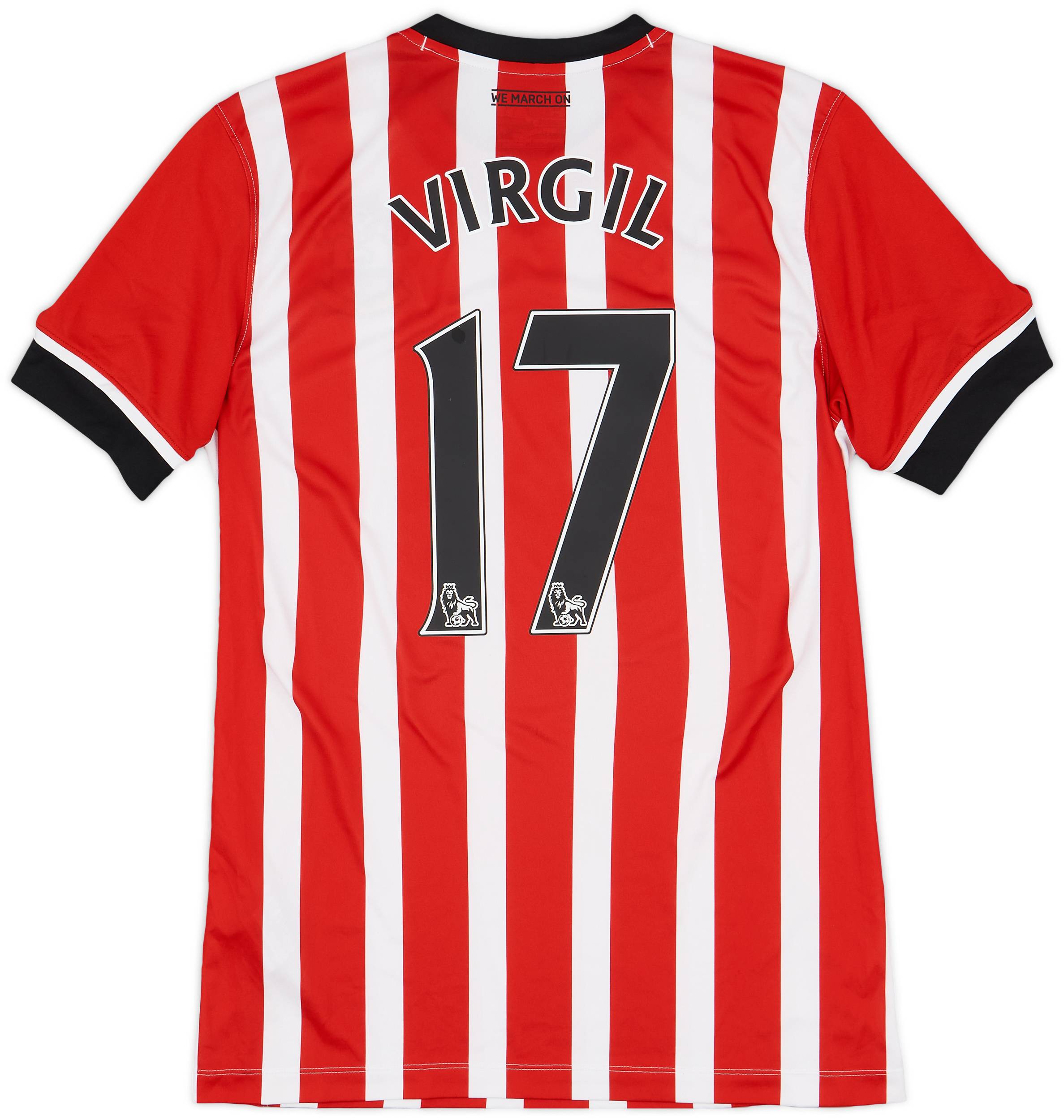 2016-17 Southampton Home Shirt Virgil #17 - 7/10 - (M)