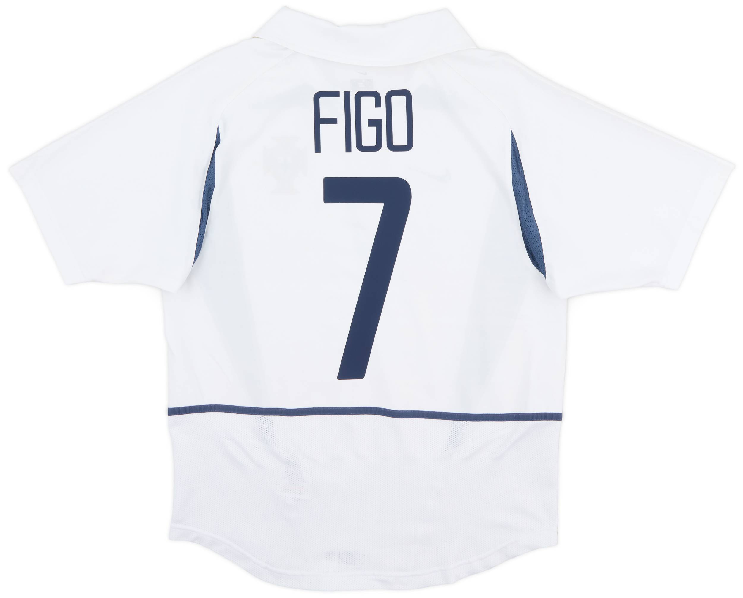 2002-04 Portugal Away Shirt Figo #7 - 7/10 - (S)