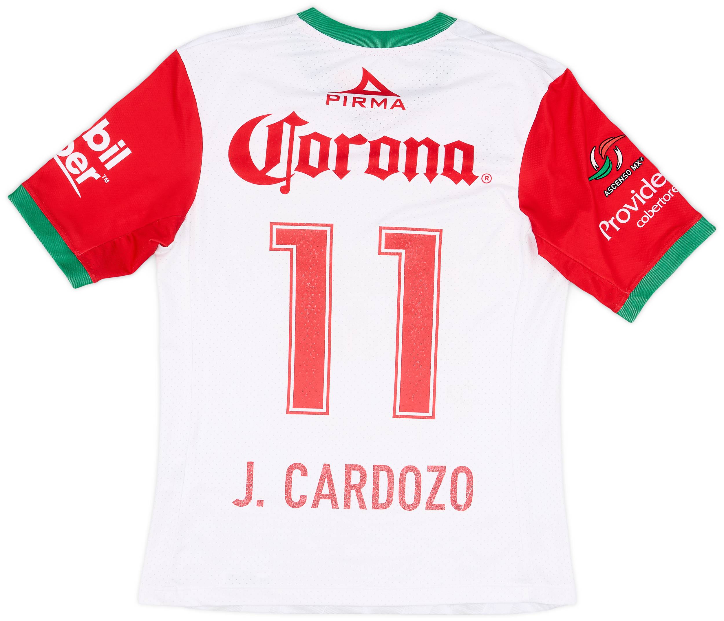 2016-17 Mineros de Zacatecas Away Shirt J. Cardozo #11 - 6/10 - (S)