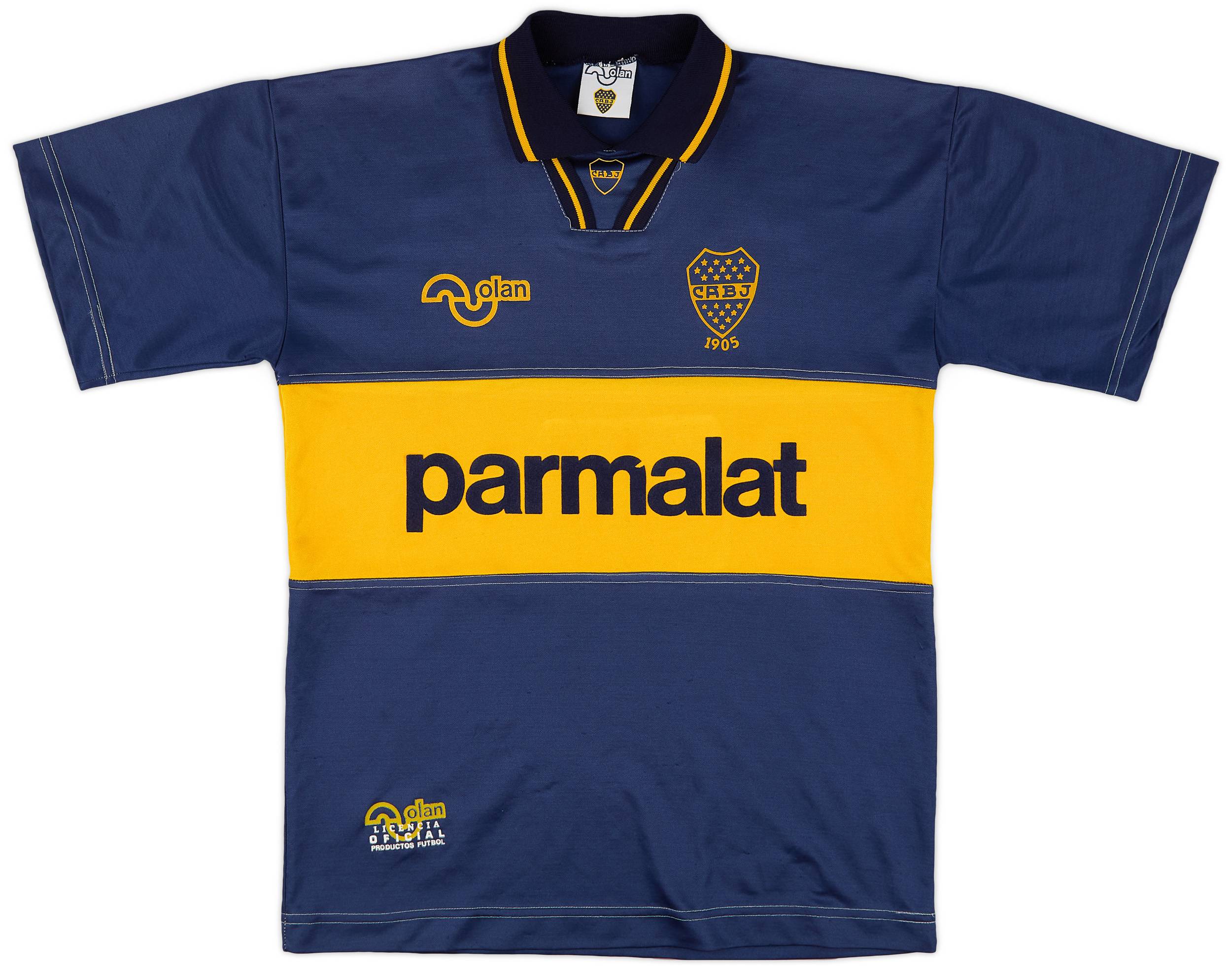 ボカ・ジュニアーズ 1995年 シャツ 10番 1994-95 Boca Juniors Home Shirt - 7/10 - (S)