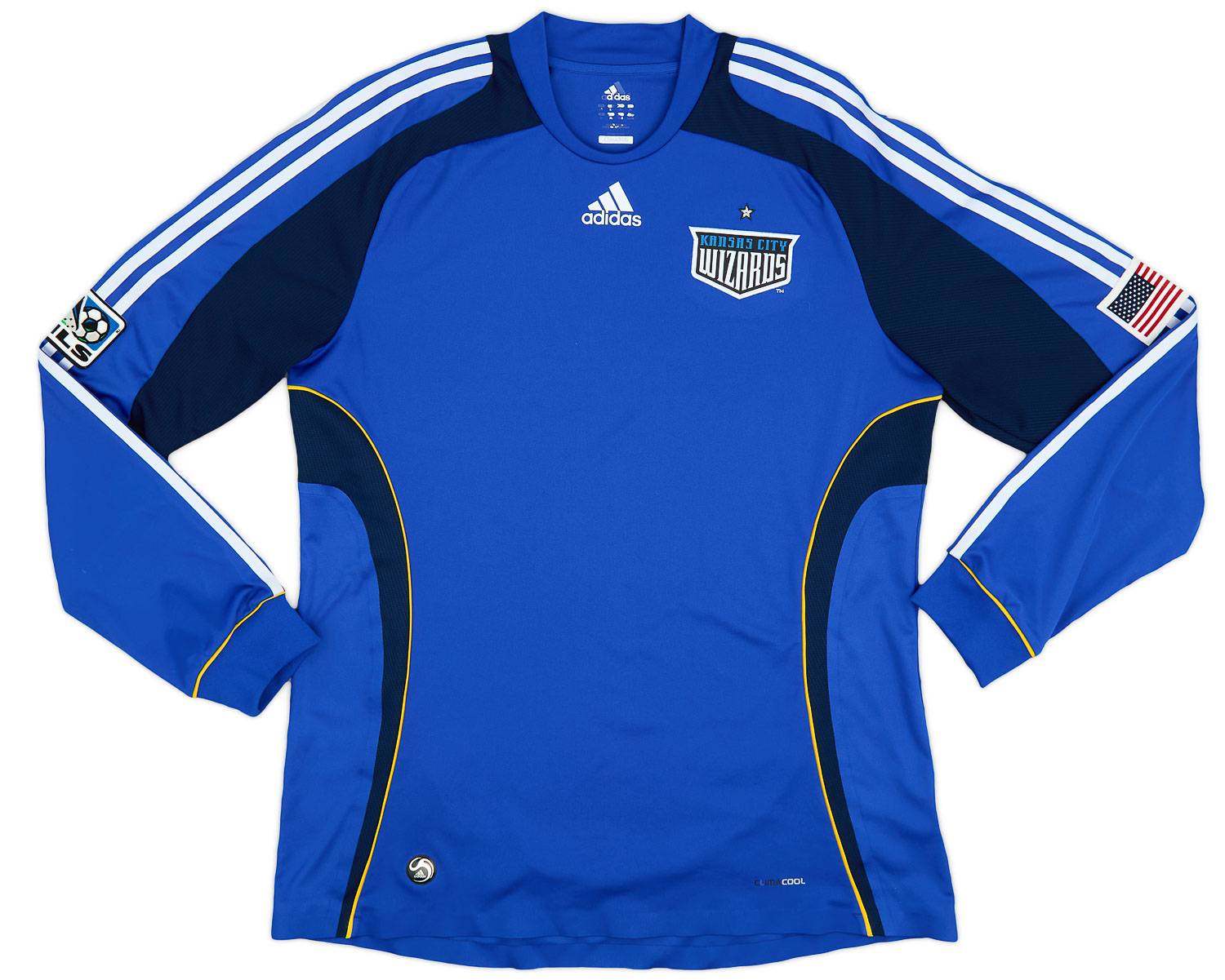 2008-09 Kansas City Wizards Home L/S Shirt - 9/10 - (XL)