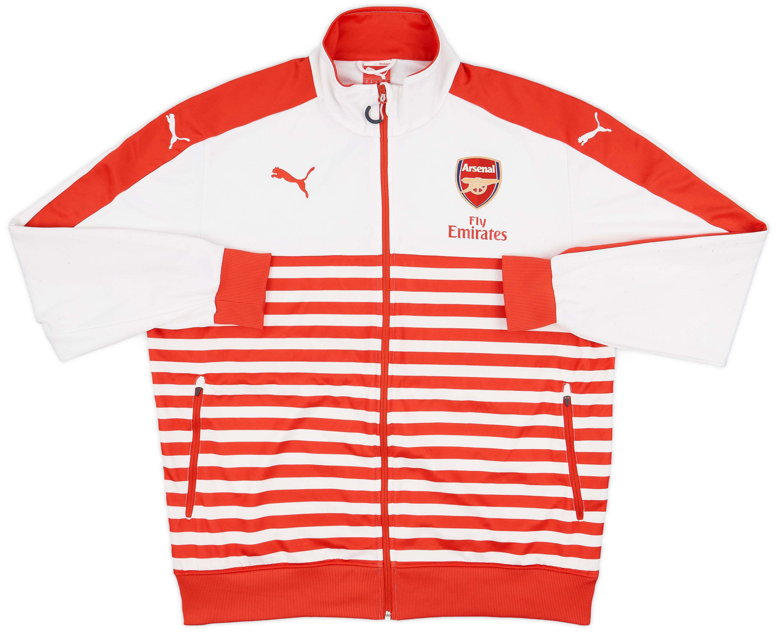 2014-15 Arsenal Puma Track Jacket - 8/10 - (XL)