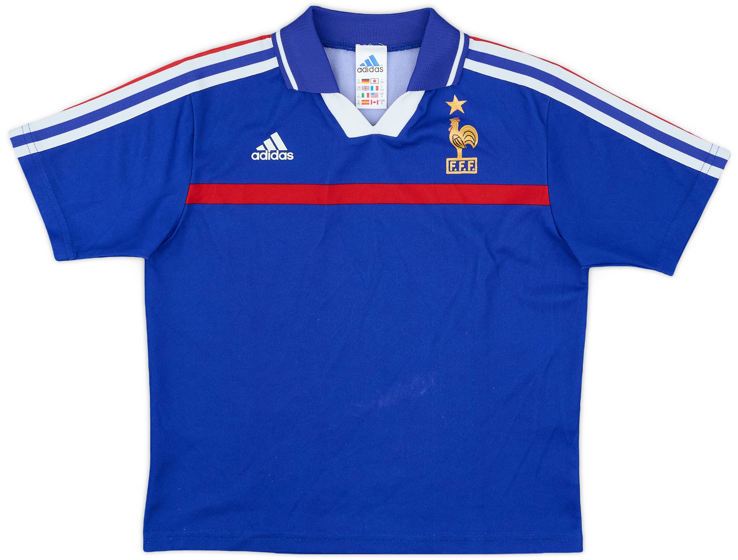 2000-02 France Home Shirt - 7/10 - (S.Boys)