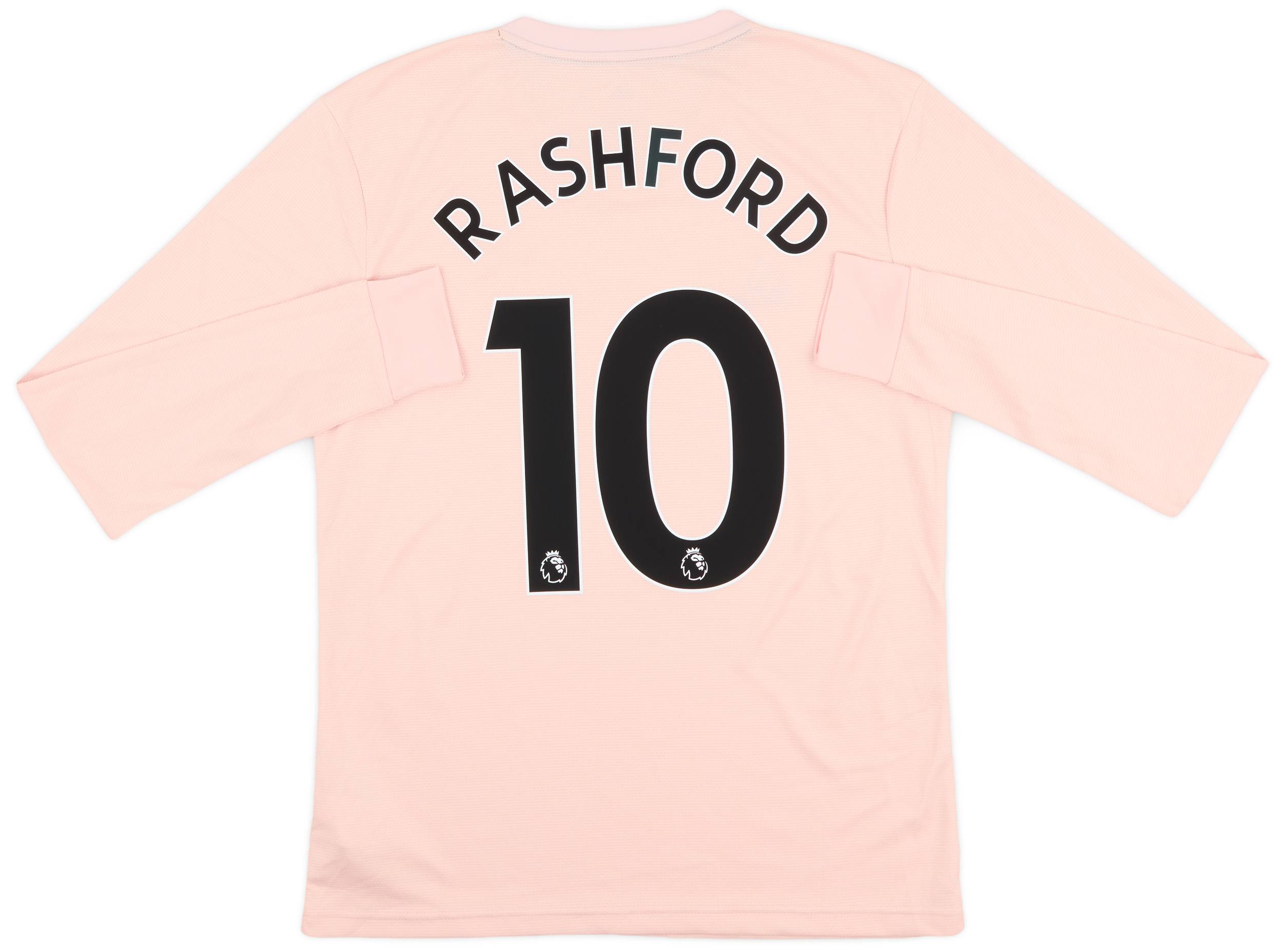 2018-19 Manchester United Away L/S Shirt Rashford #10 - 10/10 - (S)