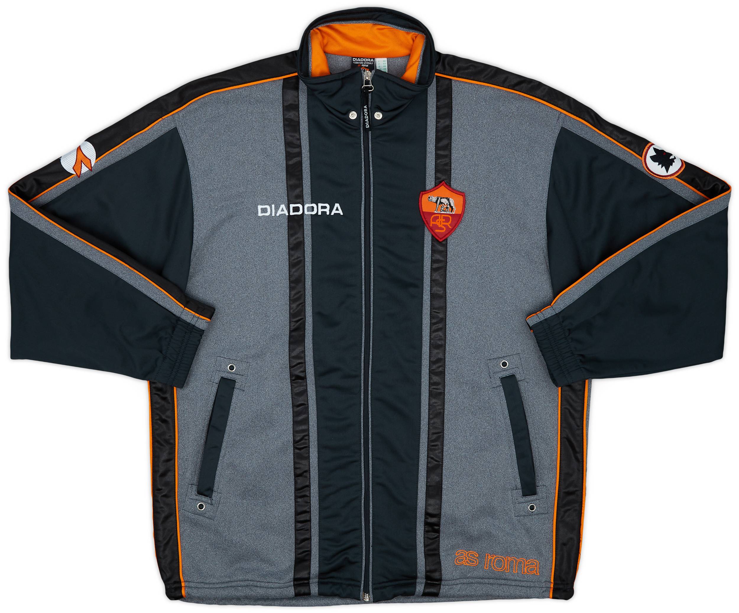 1999-00 Roma Diadora Track Jacket - 9/10 - (L)