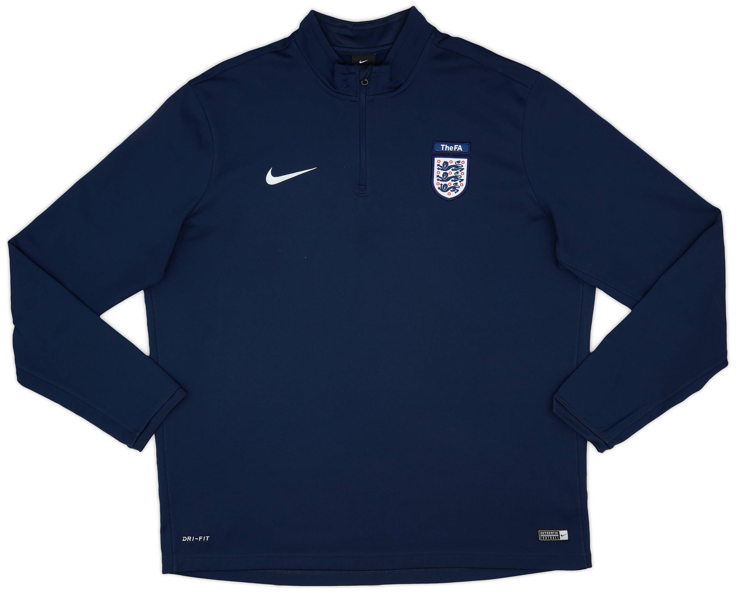 2016-17 England Referee Nike 1/4 Zip Drill Top - 9/10 - (XXL)