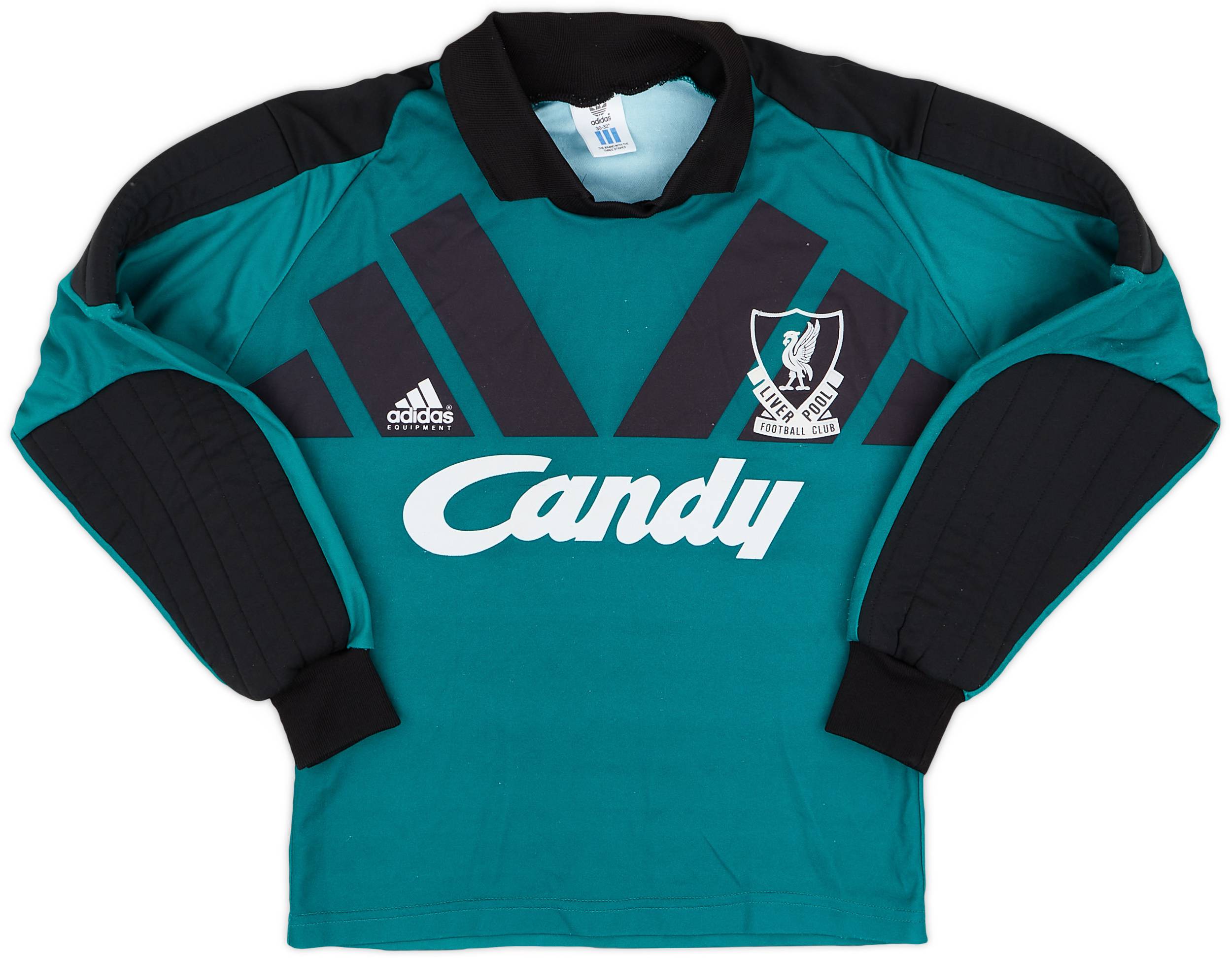 1991 92 Liverpool GK Shirt 8 10 M.Boys