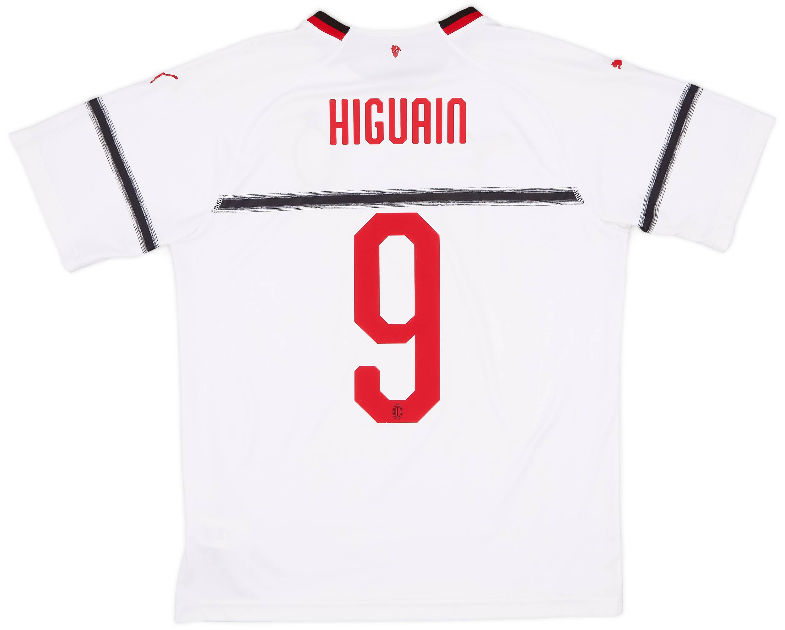 2018-19 AC Milan Away Shirt Higuain #9 - 7/10 - (L)