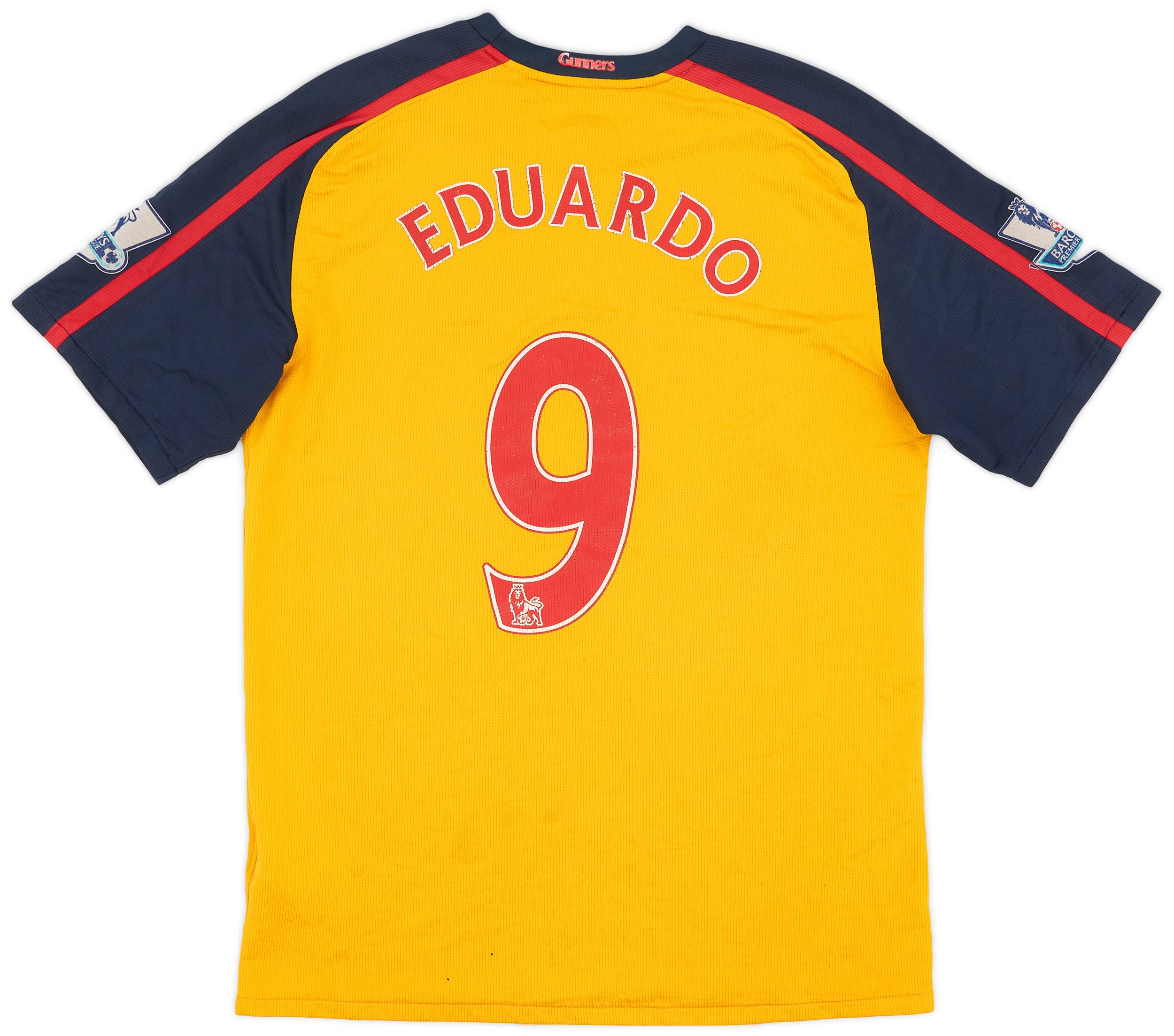 2008 09 Arsenal Away Shirt Eduardo 9 5 10 M
