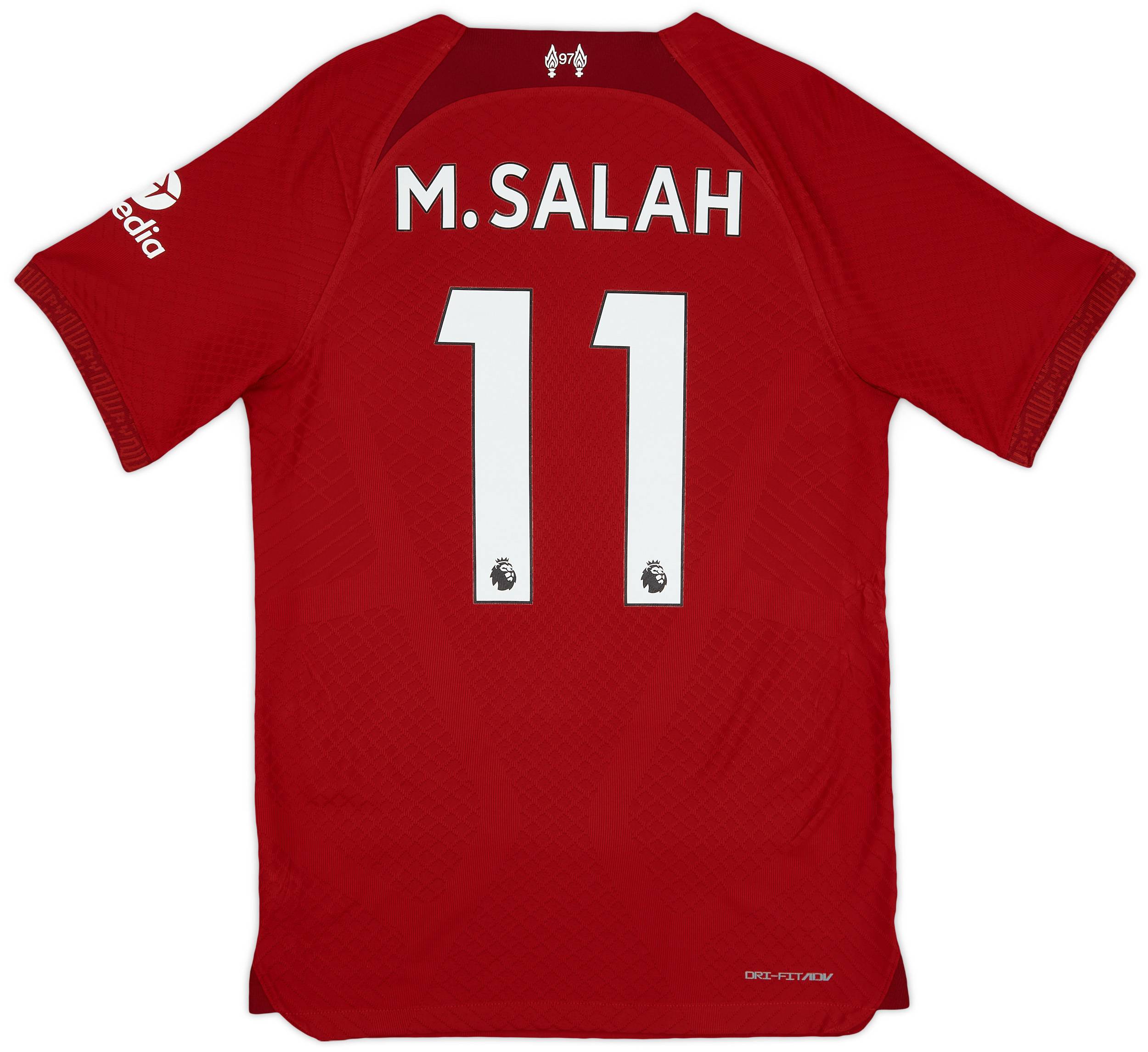2022-23 Liverpool Authentic Home Shirt M.Salah #11 - 9/10 - (S)