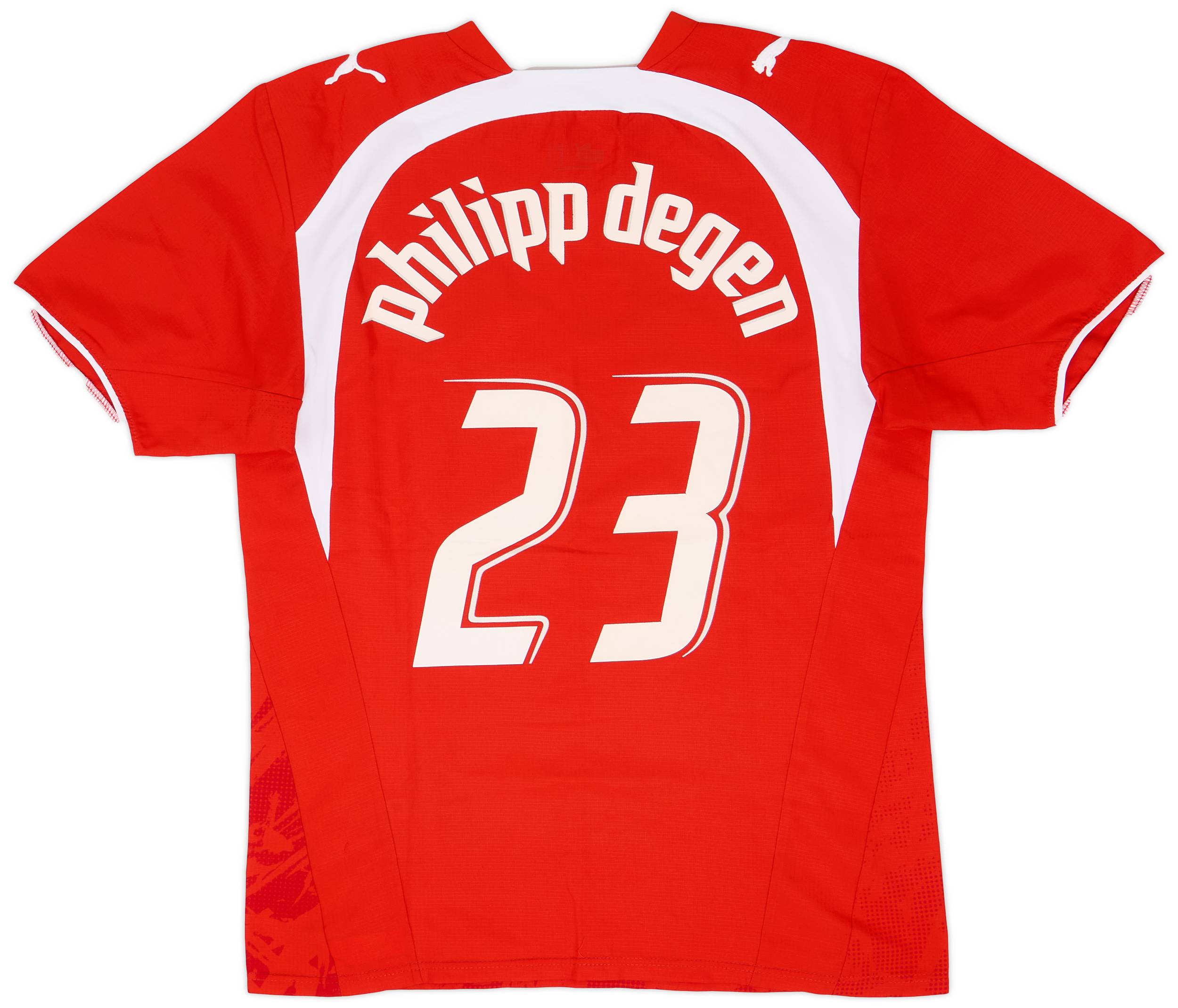 2000-01 Switzerland Home Shirt Philipp Degen #23 - 9/10 - (S)