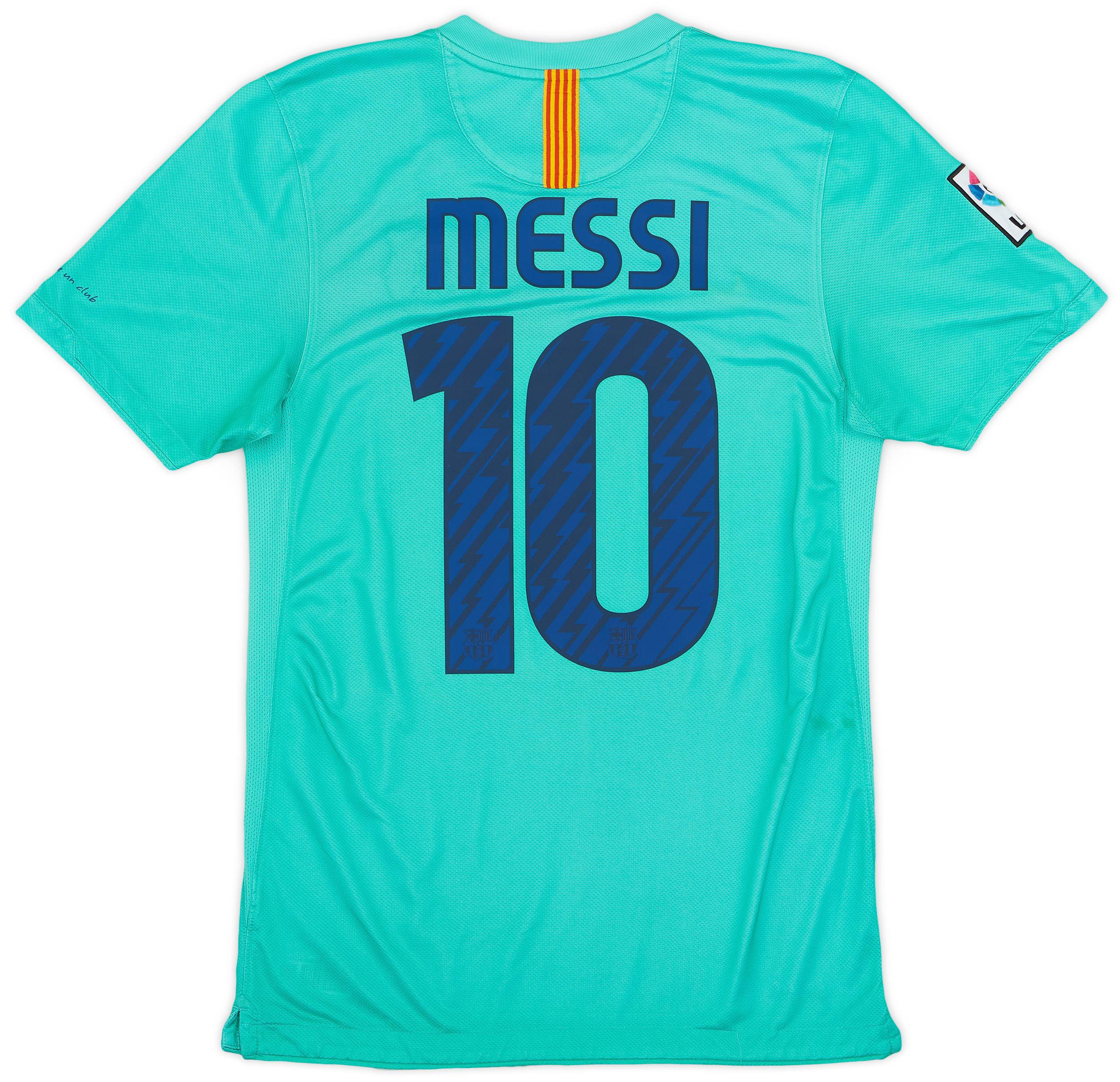 2010-11 Barcelona Away Shirt Messi #10 7/10 (S)