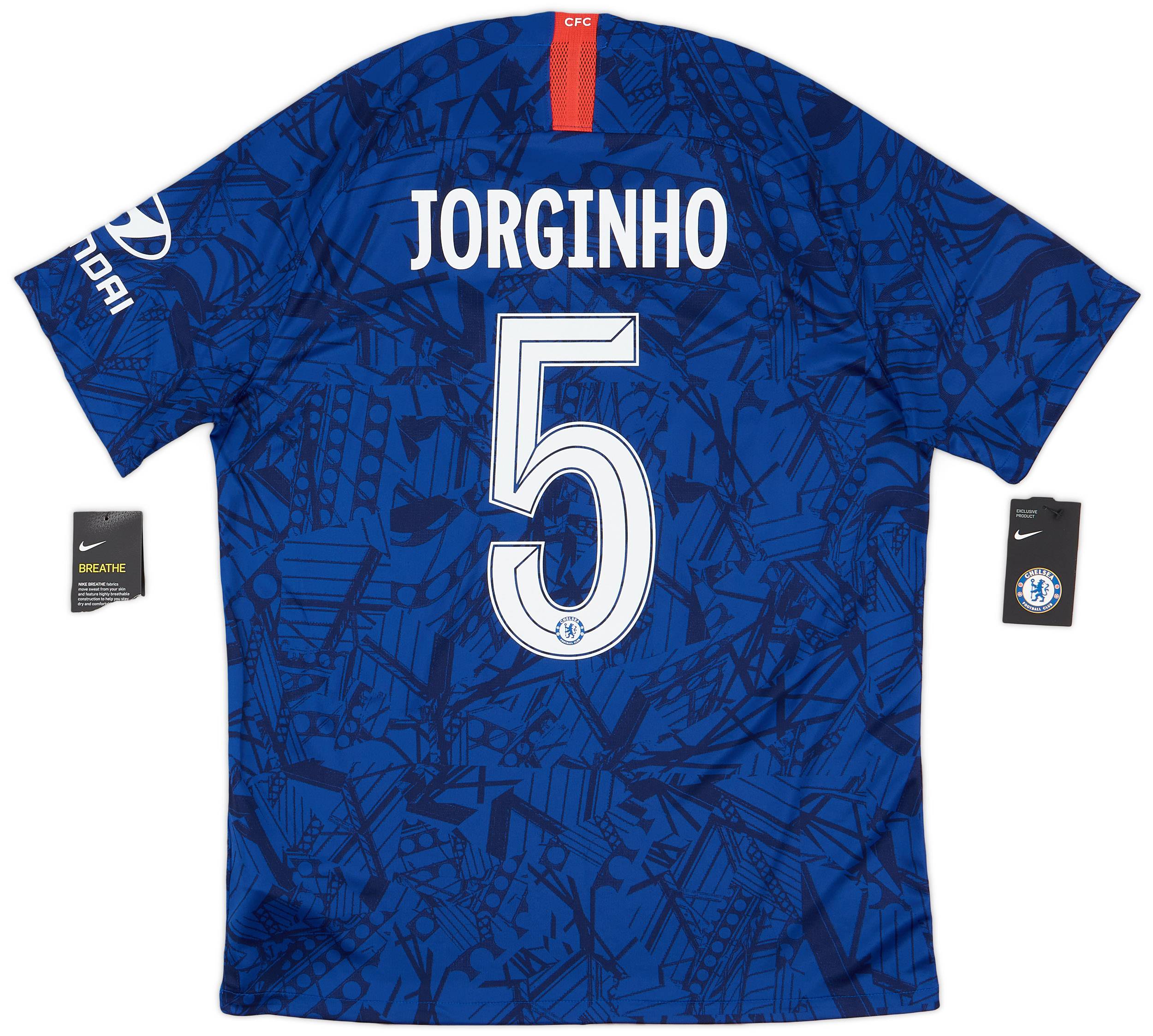 2019-20 Chelsea Home Shirt Jorginho #5 (L)