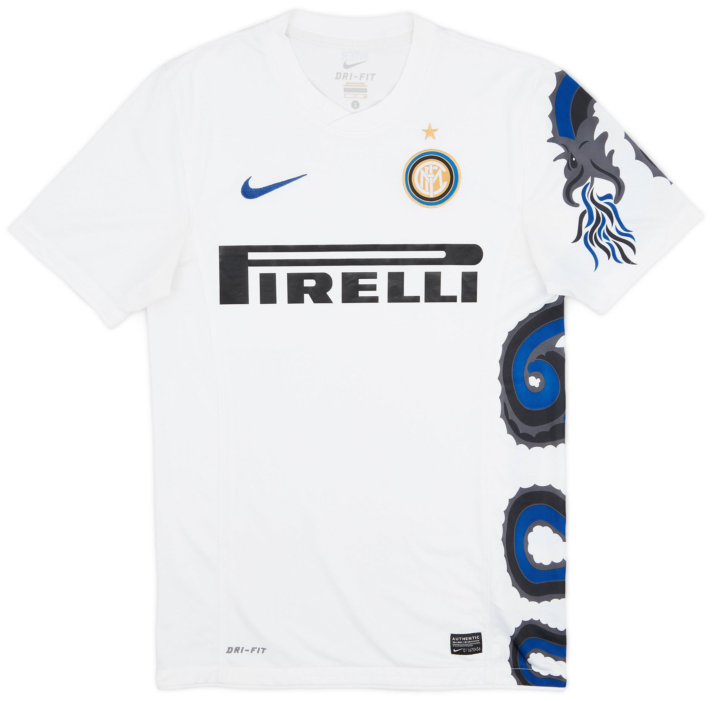 2010-11 Inter Milan Away Shirt - 8/10 - (S)