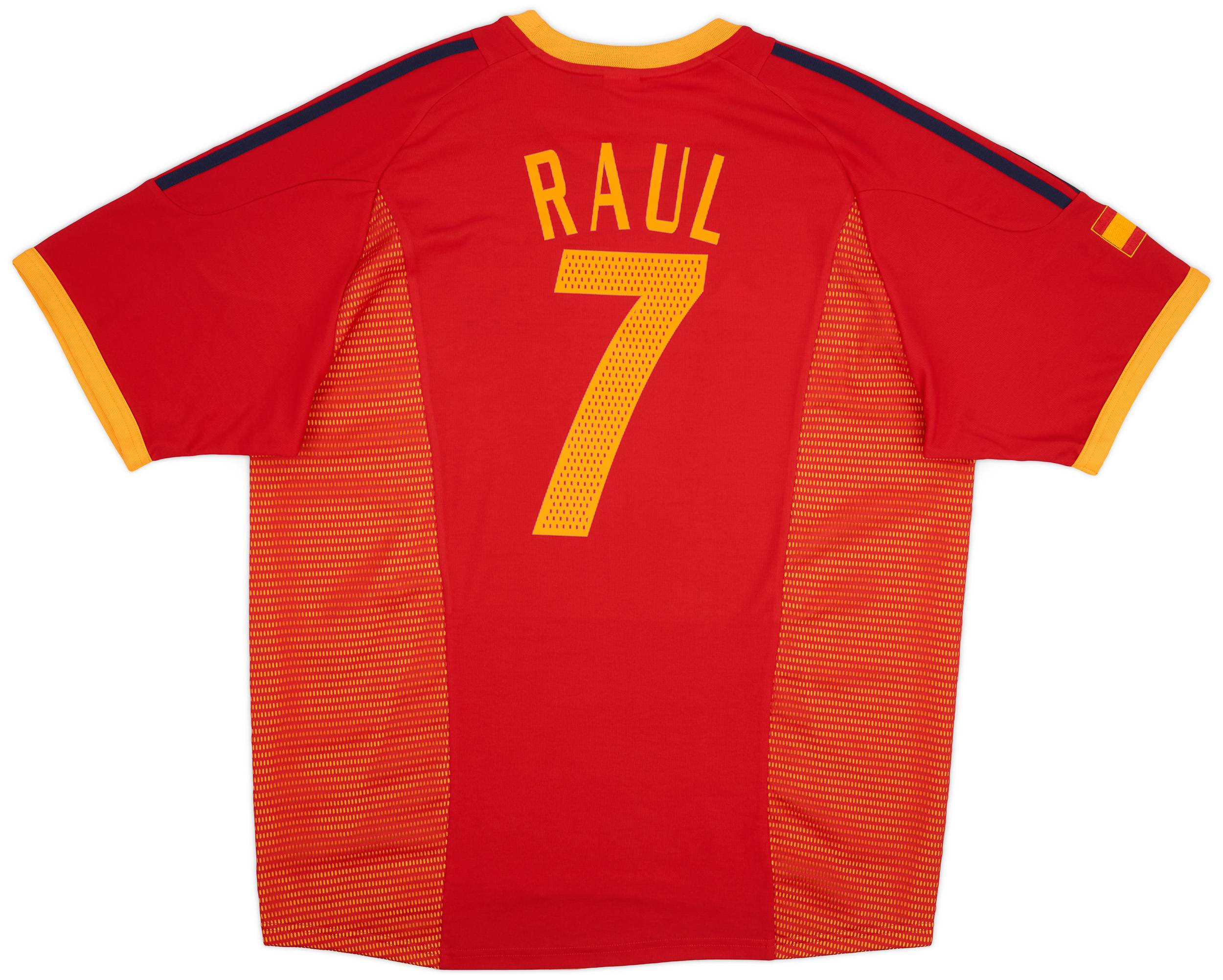 2002-04 Spain Home Shirt Raul #7 (XL)